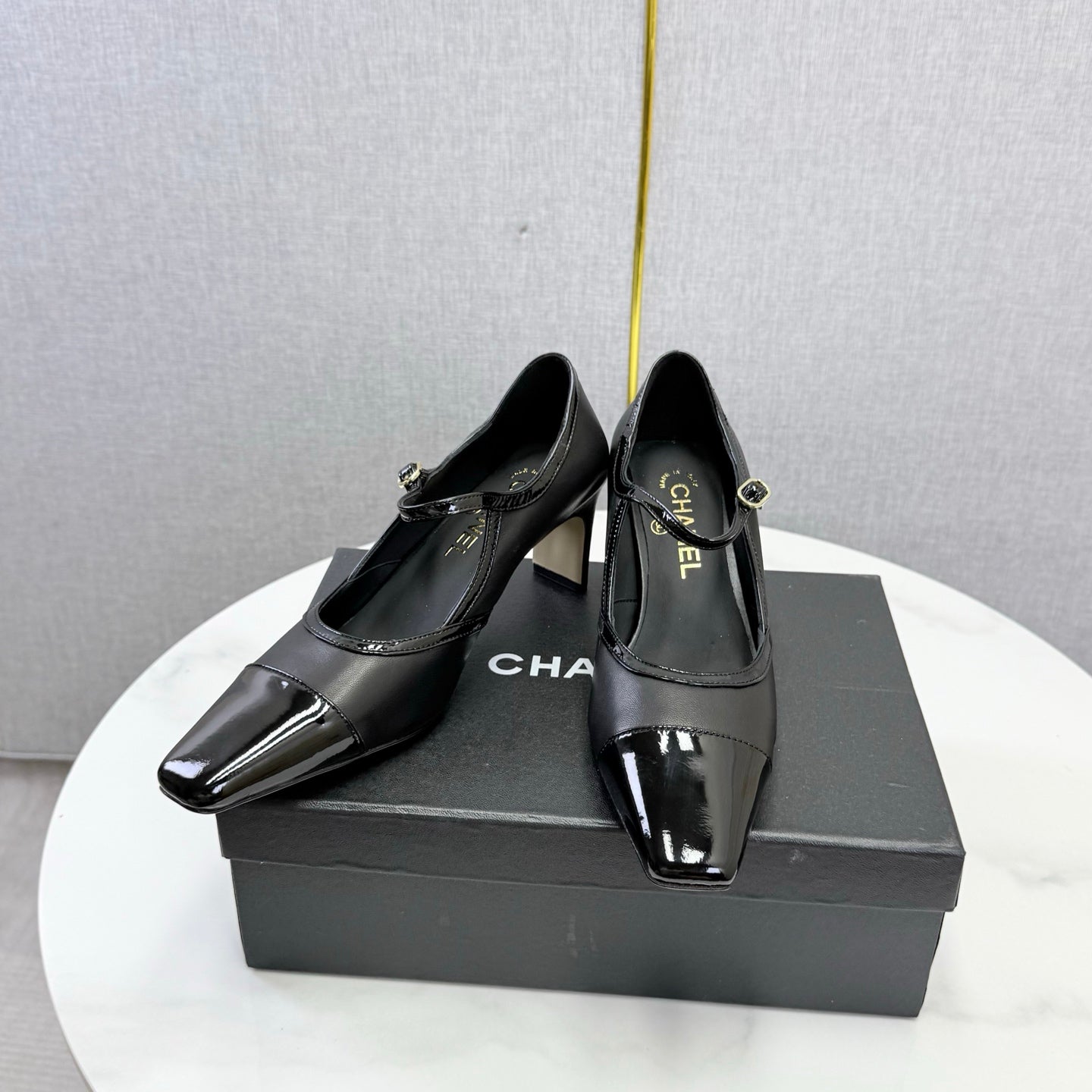 CC 26s Slingback Black Sheepskin 904475