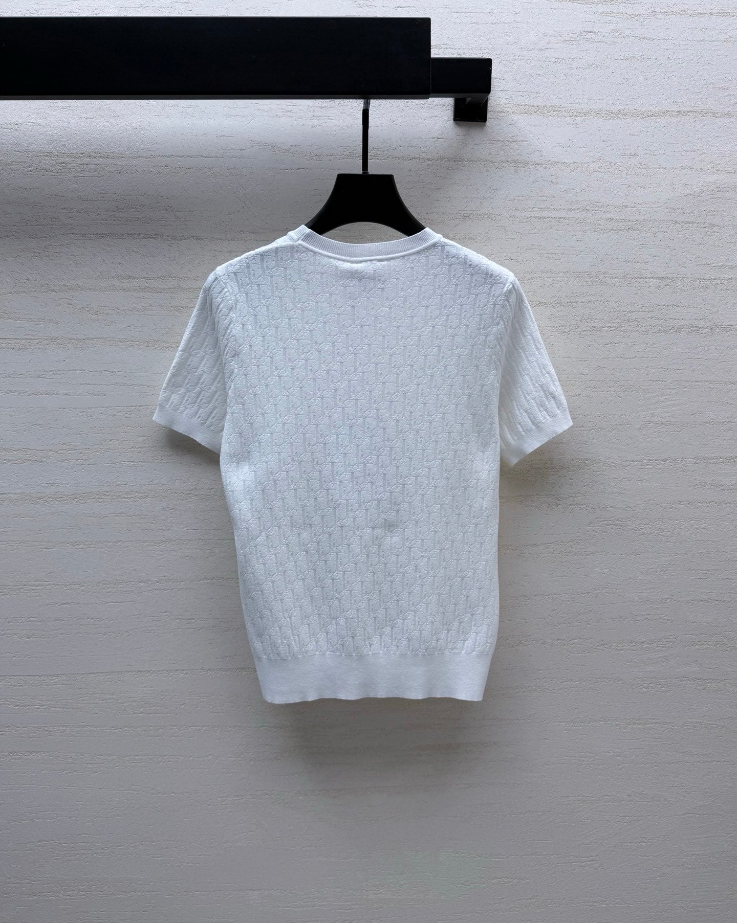 CD 26s Short-Sleeved Top White Viscose Fabric Polyester 398077