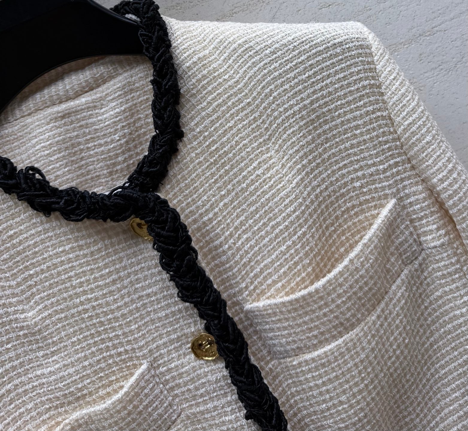 CC Jacket White & Black Tweed 398064