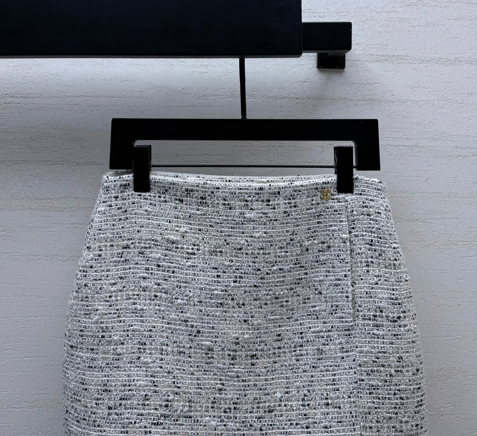 CC 26s A-Line Mini Skirt White Tweed 423740