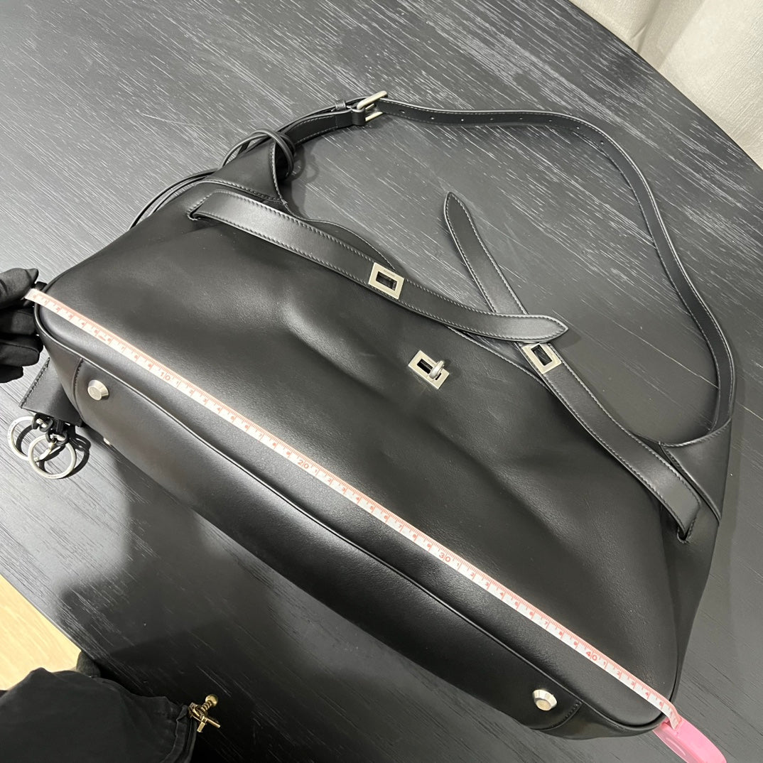 Balenciaga Bel Air Shoulder Bag Black Smooth Calfskin
