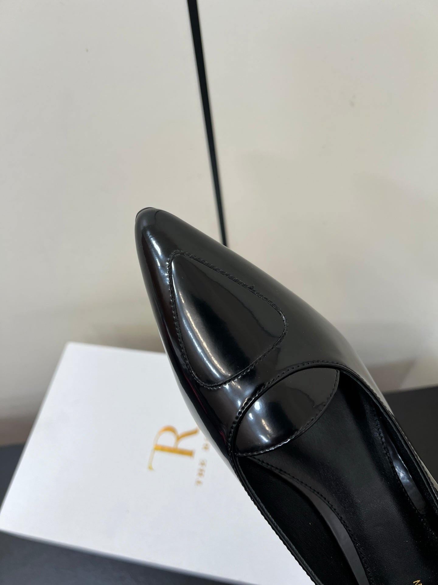 The Row Viv Kitten Pumps 3.5cm Black Leather 340010
