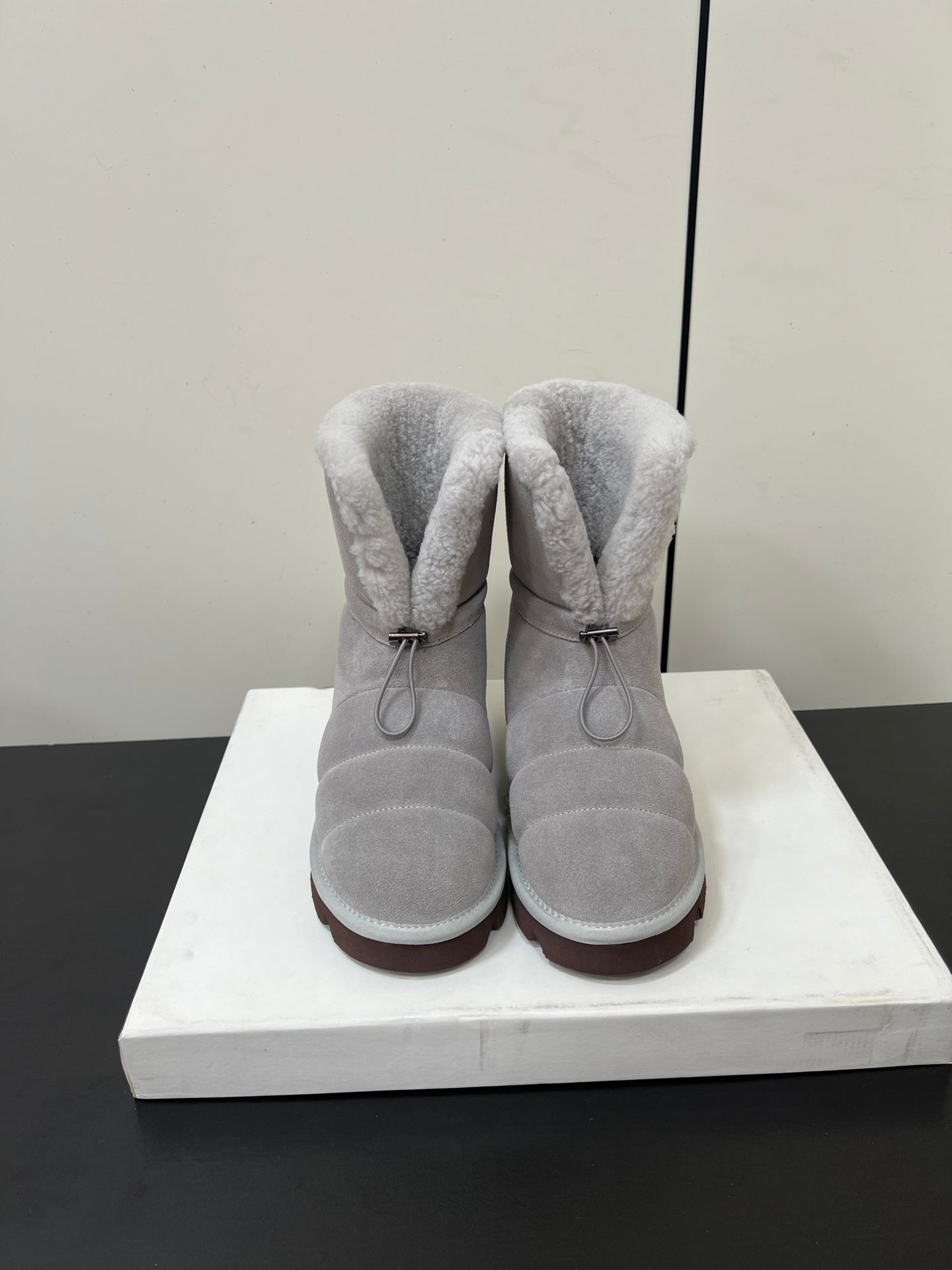 Brunello Cucinelli Snow Boots Grey Suede 619500