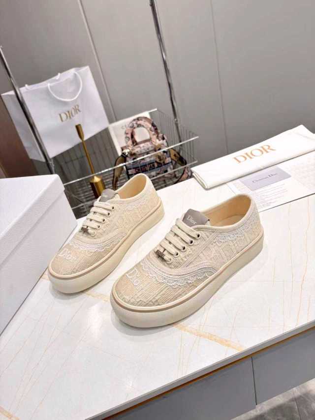 CD 26s Saltwind Sneaker Cream Cotton 996912