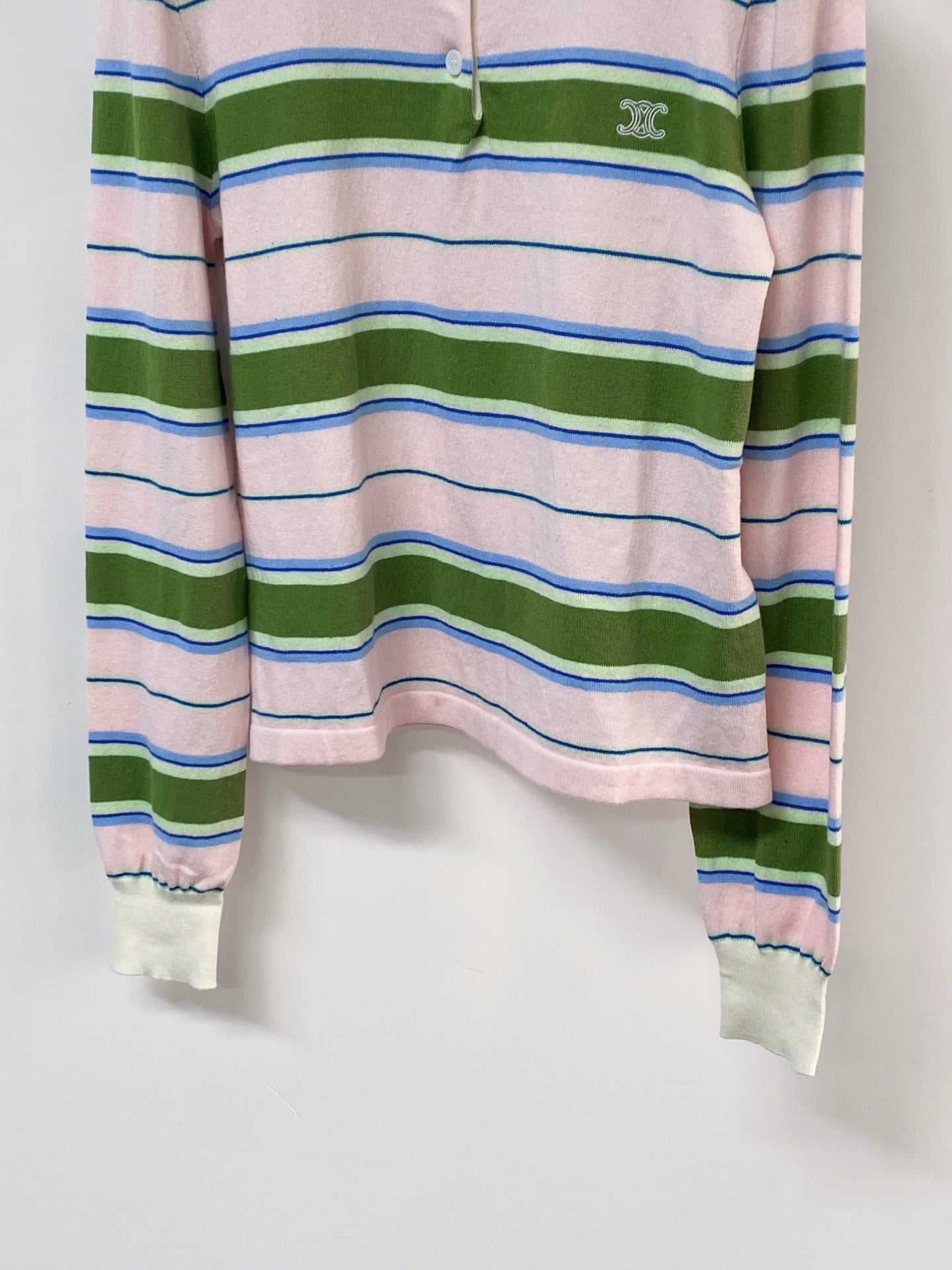 Celine 26s Long Sleeve Collared Shirt 184