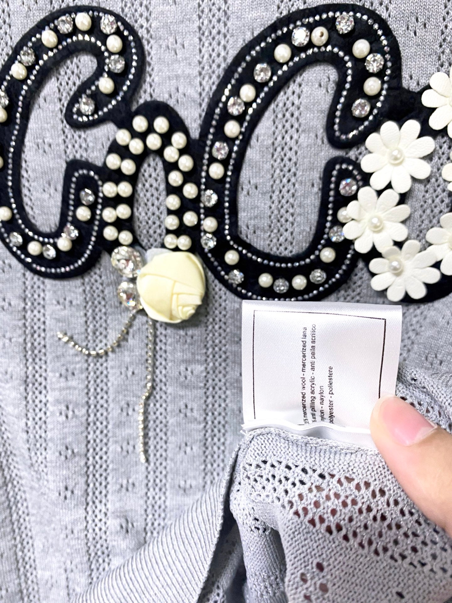 Chanel 26s Short-Sleeve Knit Top Style 1169