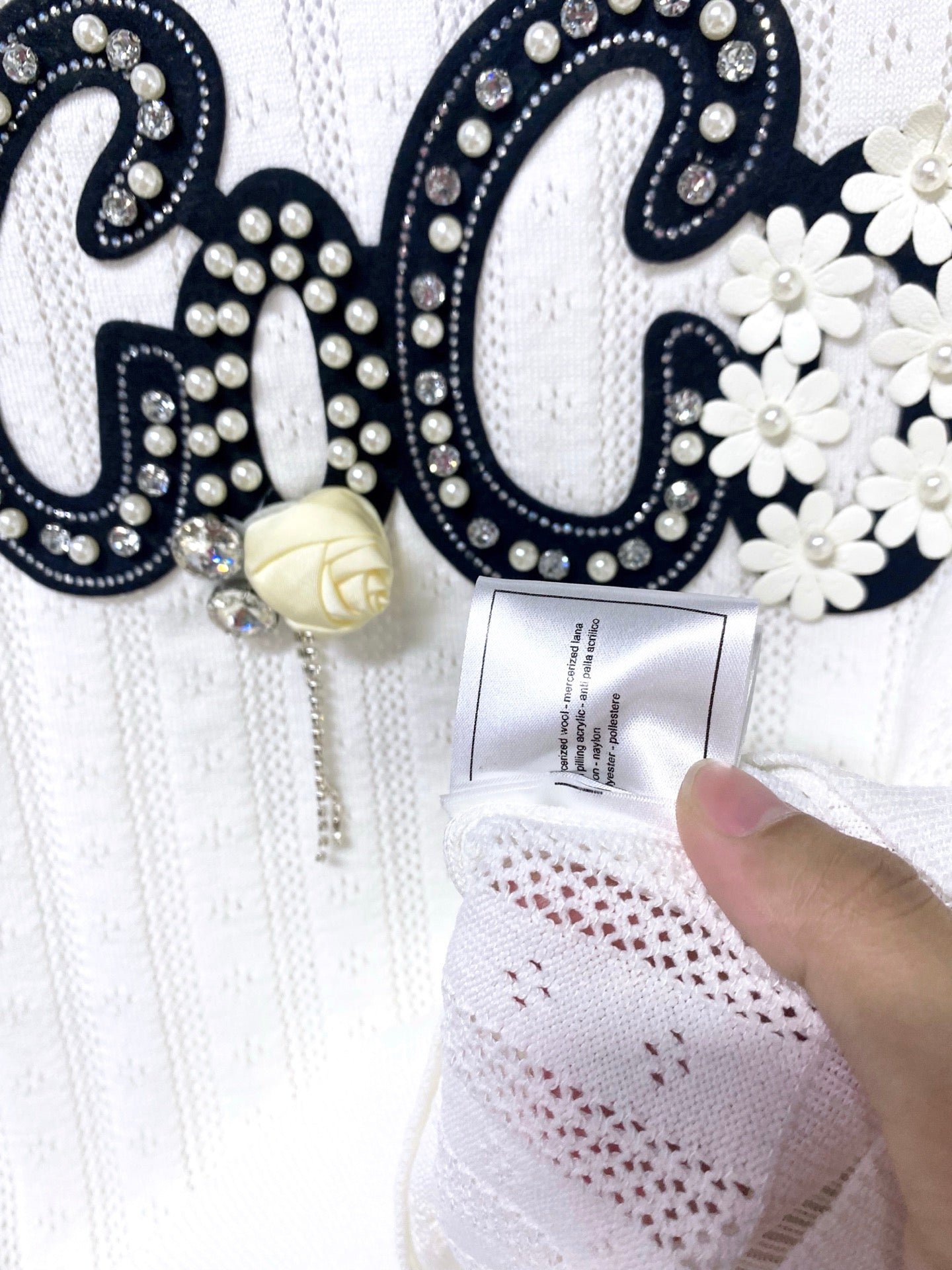 Chanel 26s Short-Sleeve Knit Top Style 1170