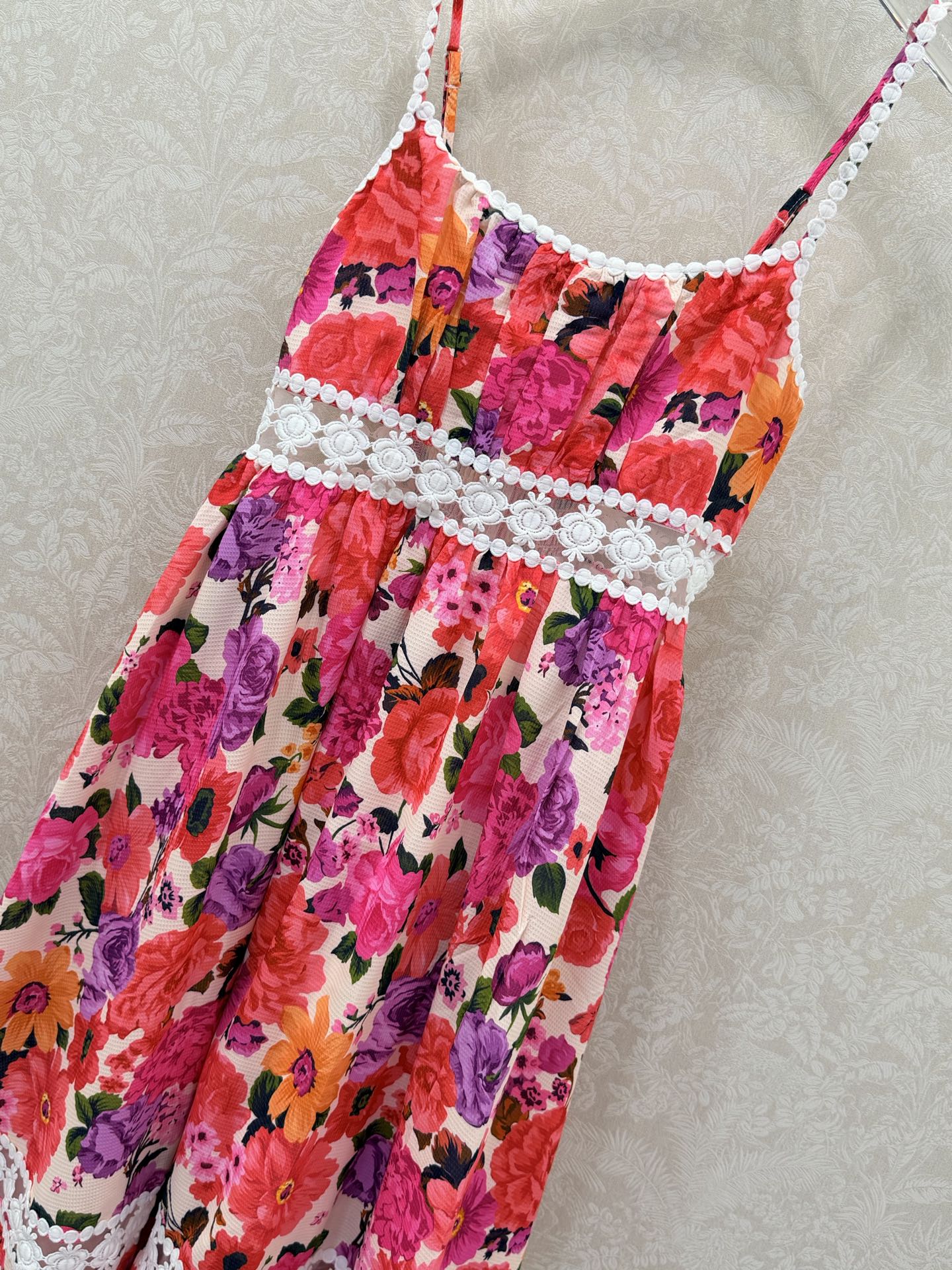 Zimmermann Stardust Mini Dress Pink Cotton 339887
