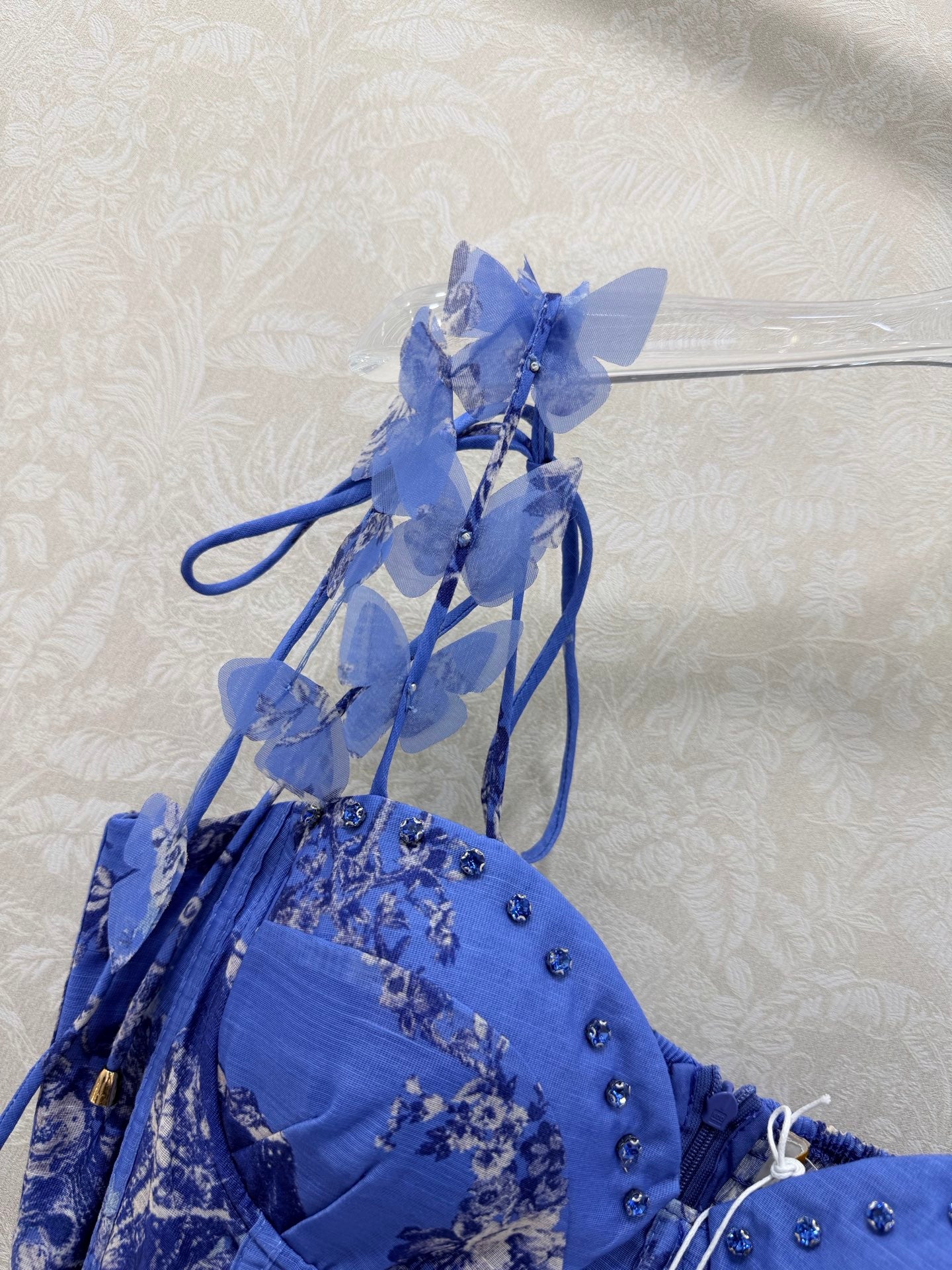 Zimmermann Rebellion Mermaid Picnic Dress Blue Cotton 347279