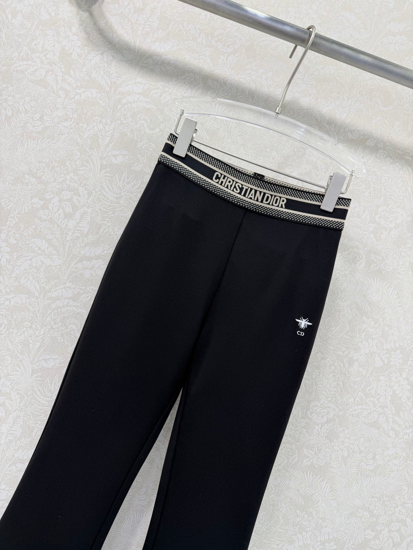 CD 26s Flared Trousers Black Nylon Rayon 352023