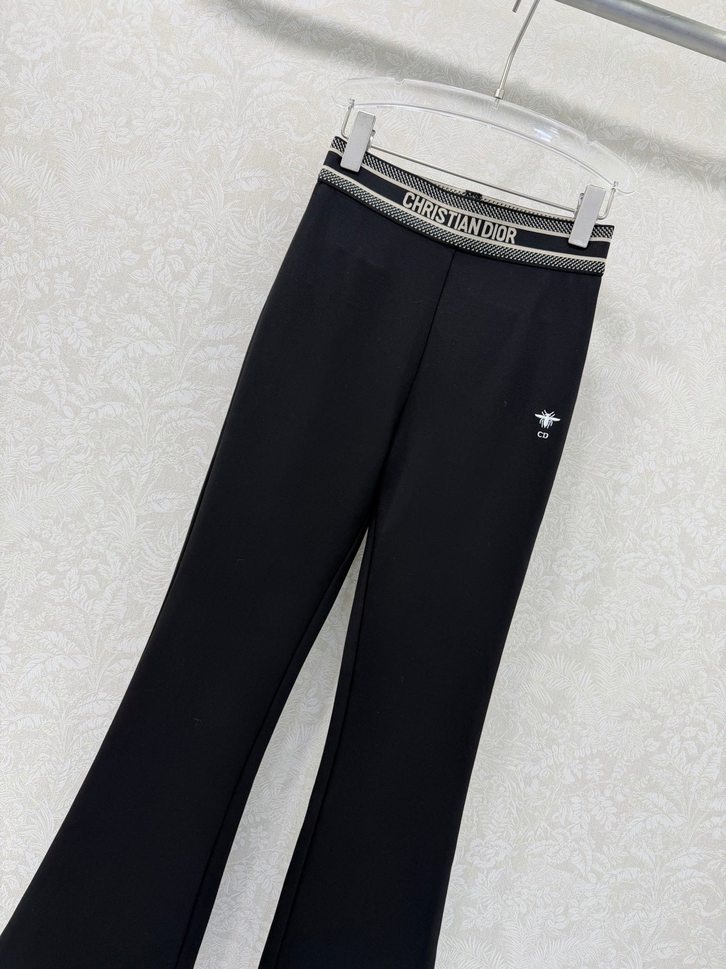 CD 26s Flared Trousers Black Nylon Rayon 352023