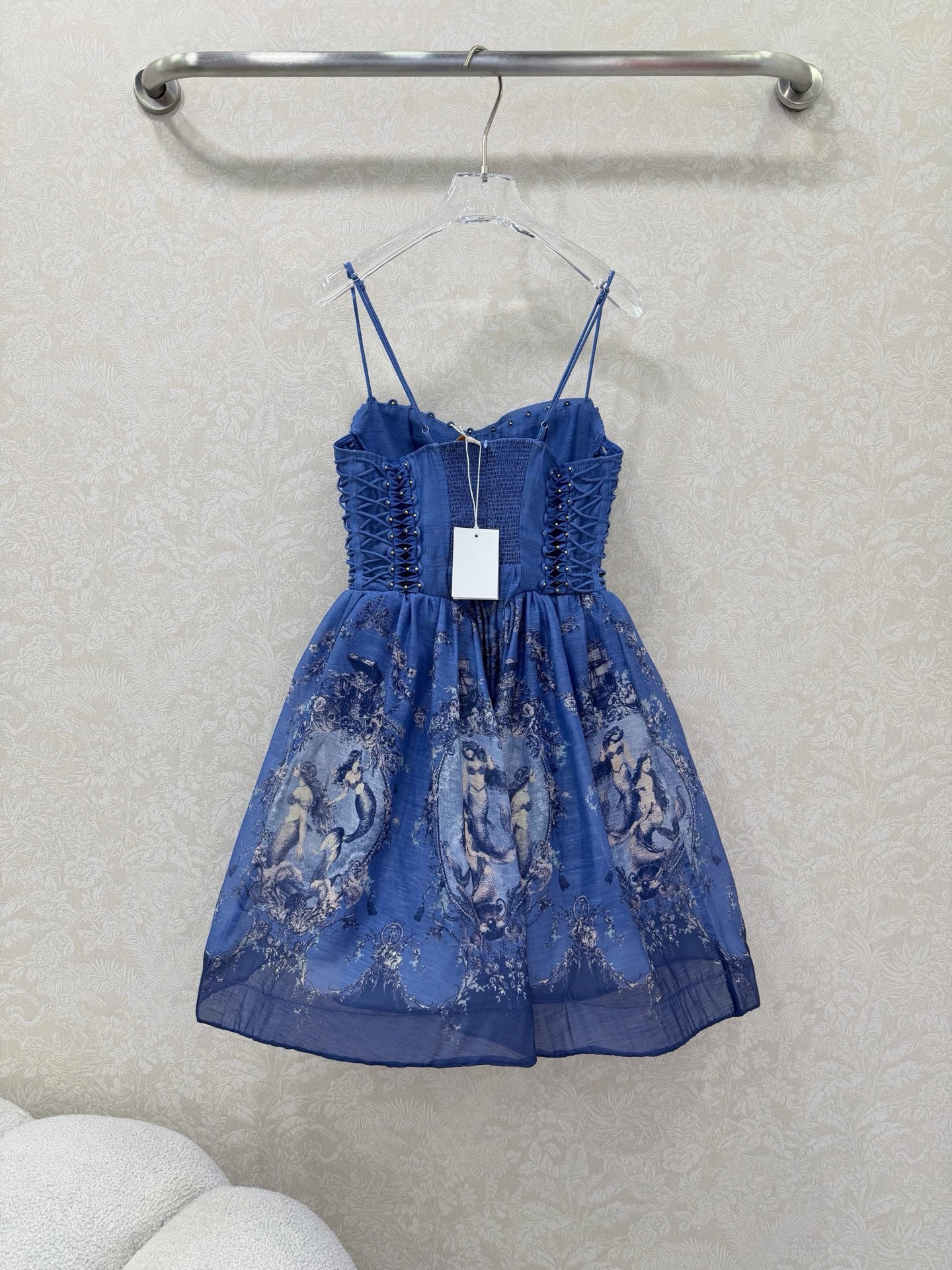 Zimmerma Mermaid Floral Print Slip Dress 353085