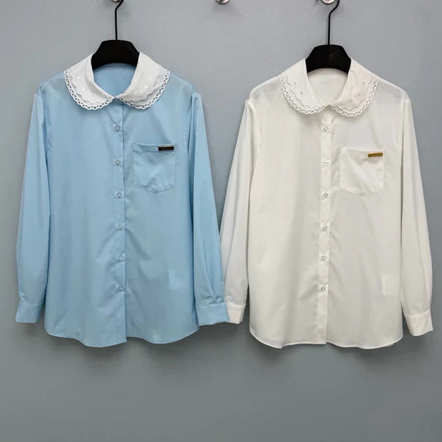 MiuMiu 2026 Long-Sleeve Shirt Cotton 643283