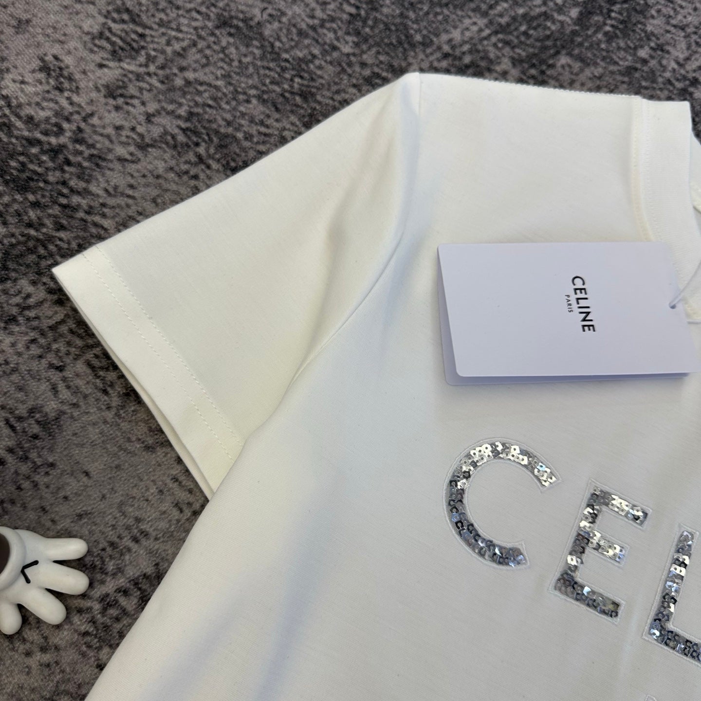 Celine Short-Sleeve T-Shirt Cotton 369971