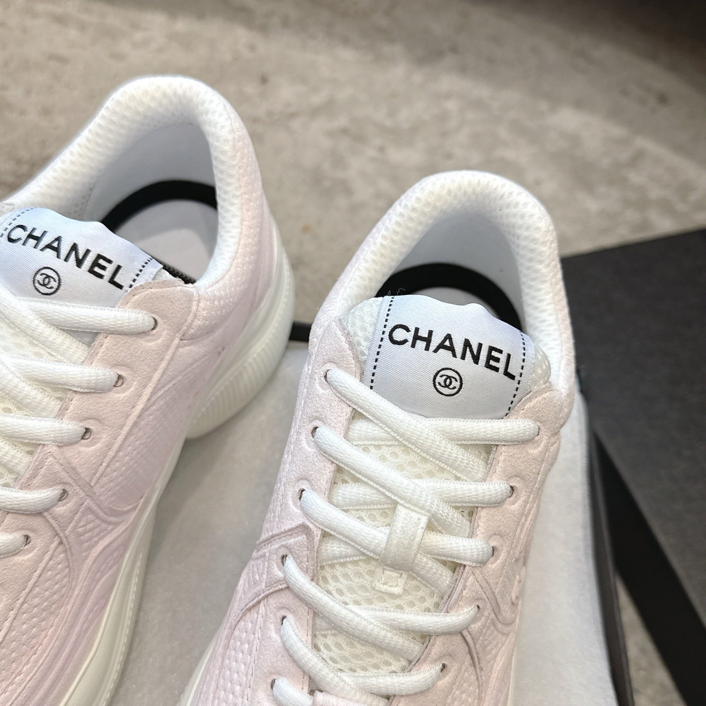 CC 26s Casual Sneakers Light Pink Fabric 647452