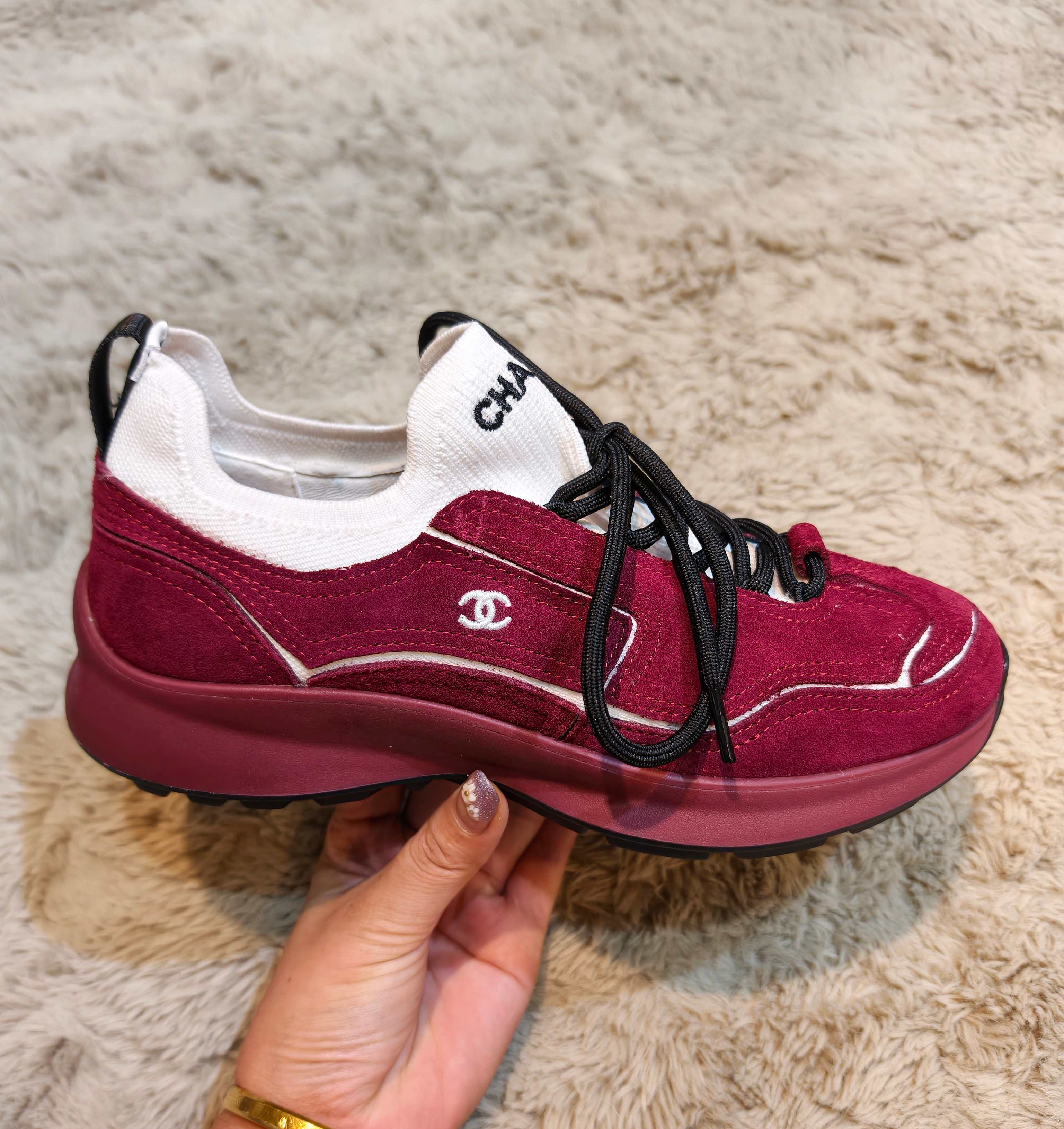 CC Métiers d’art 2026 Sneakers Burgundy Suede 941010