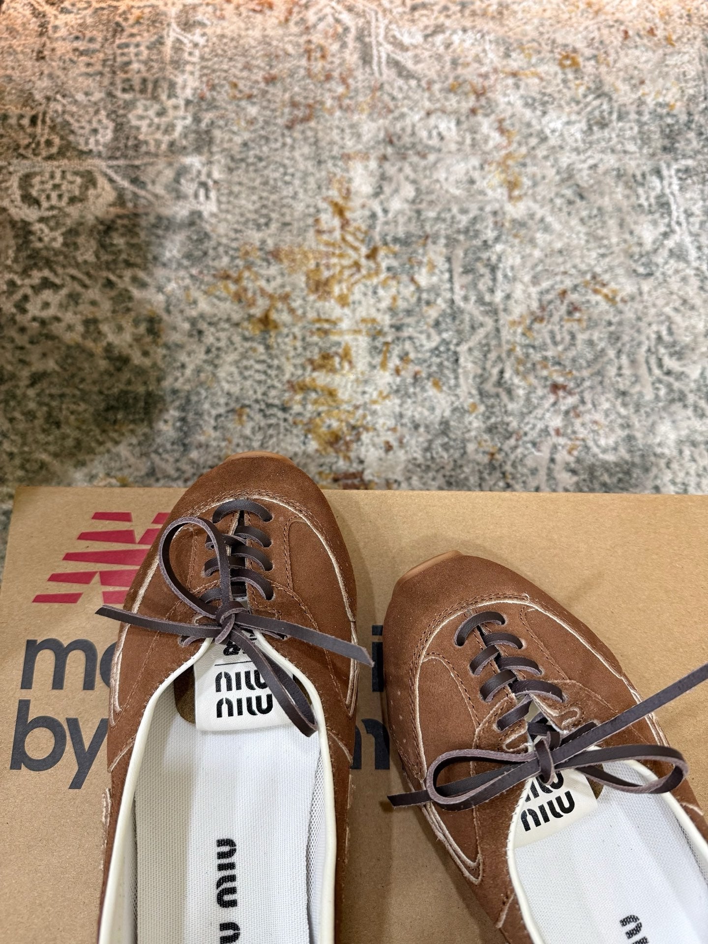 Miu Miu x New Balance 530 SL 26K Sneakers Brown Suede 996355