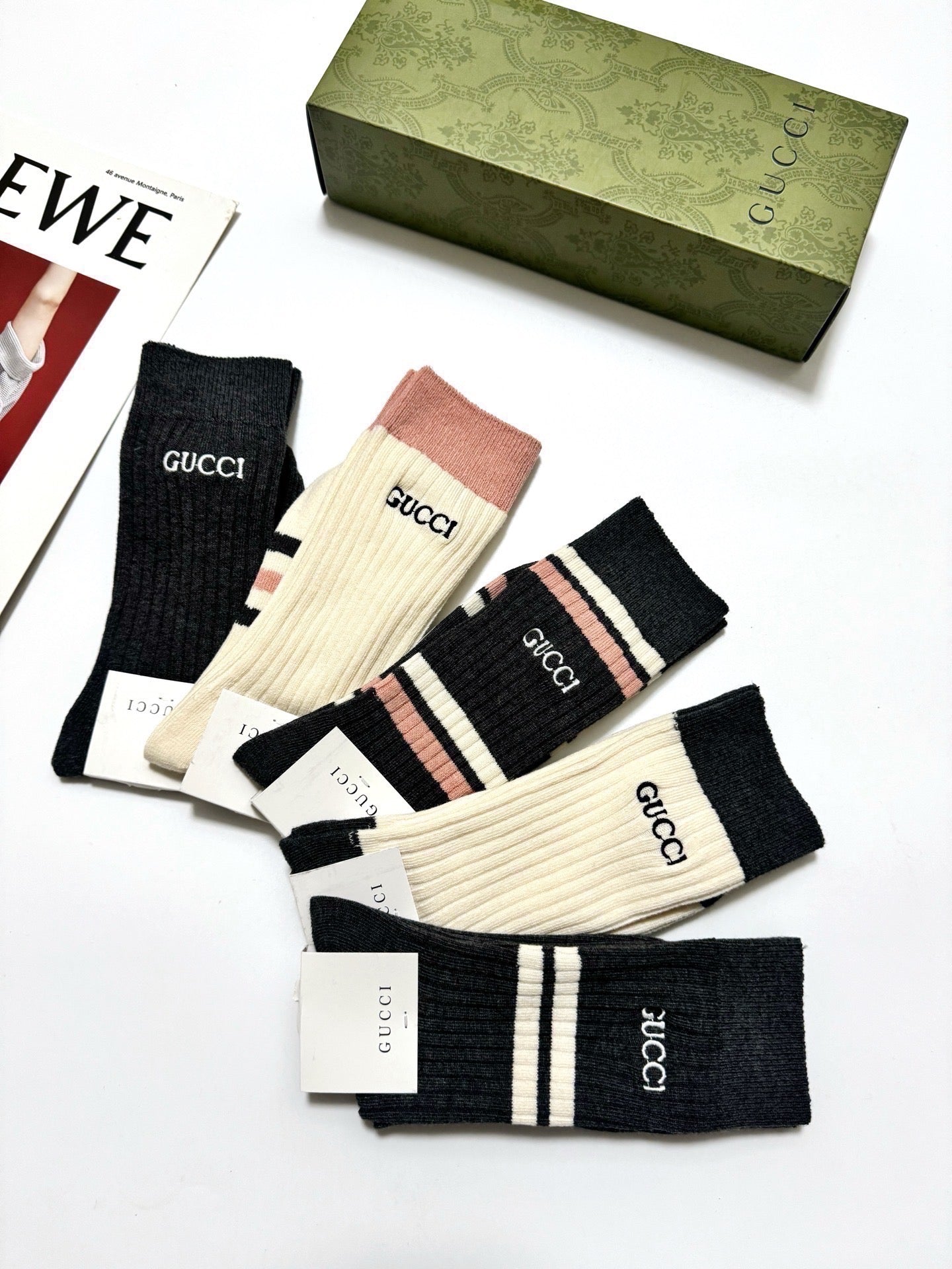 Mid-Calf Socks 152345 (1 BOX)