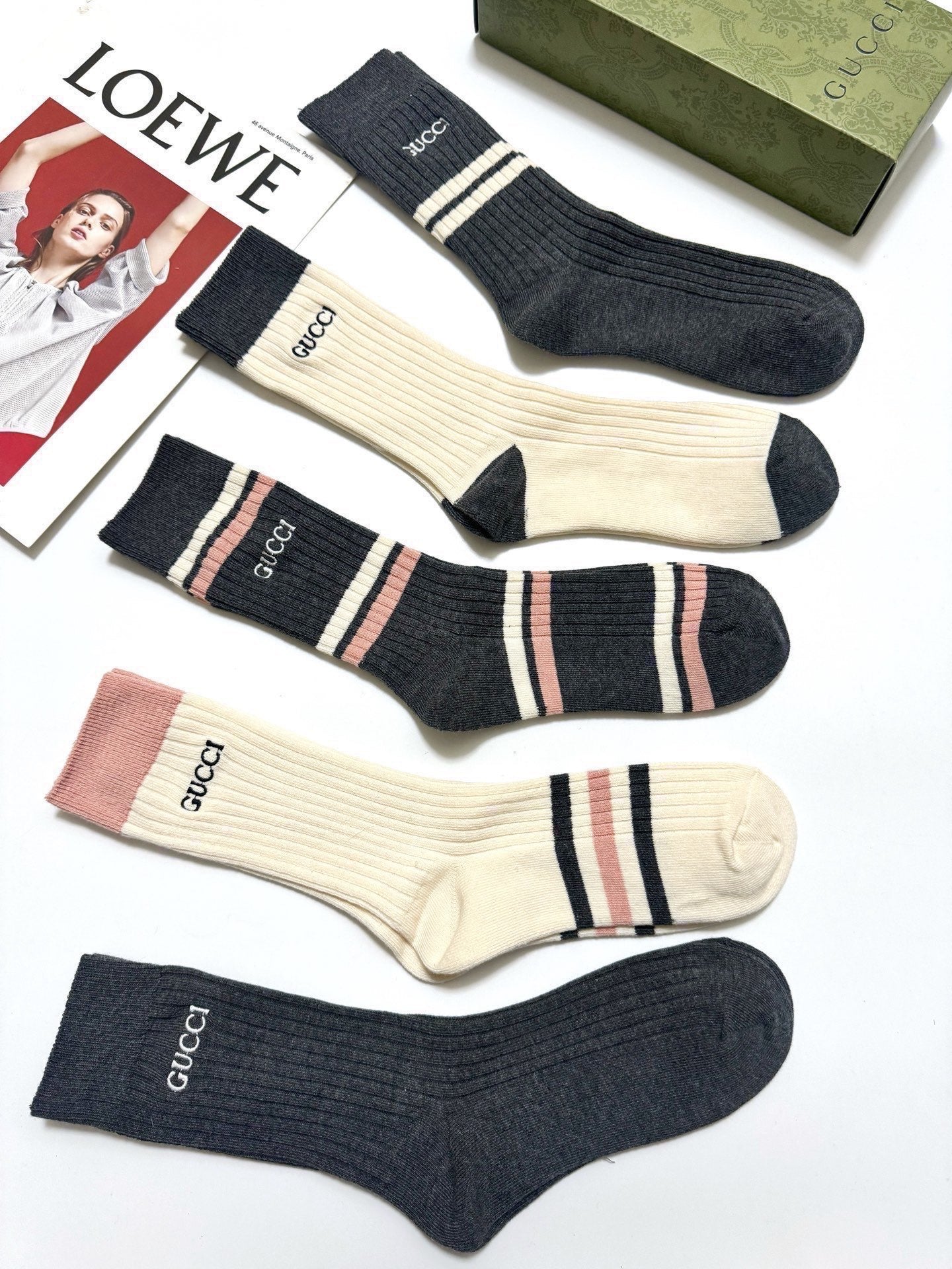 Mid-Calf Socks 152345 (1 BOX)