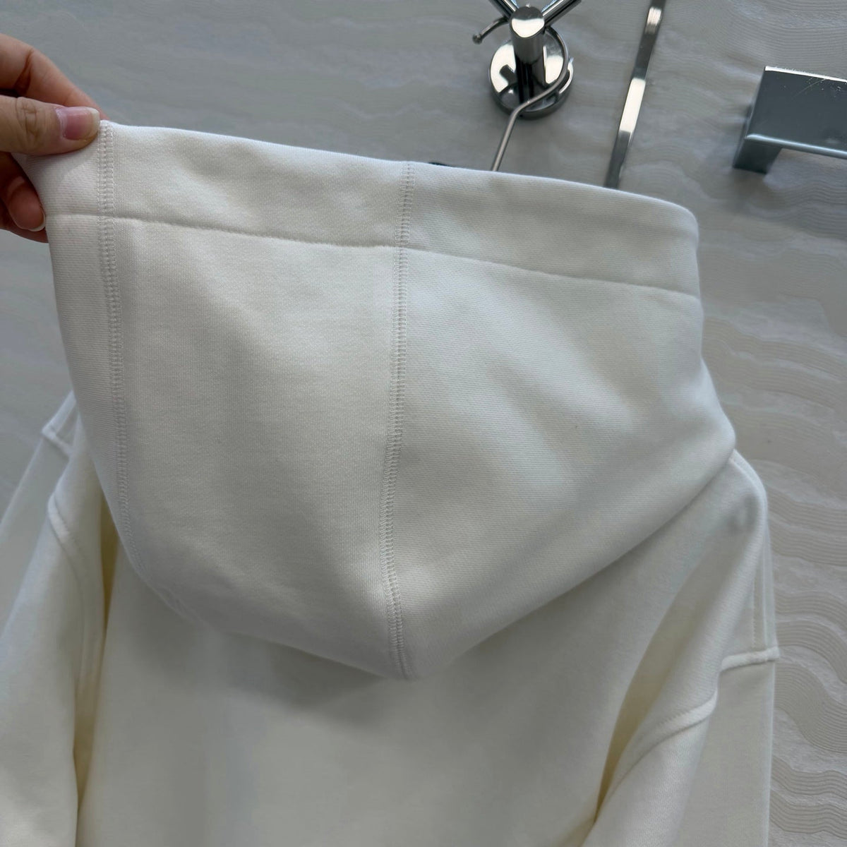 HM 26s Hoodie Sweatpants Set Off White Cotton Blend 429426