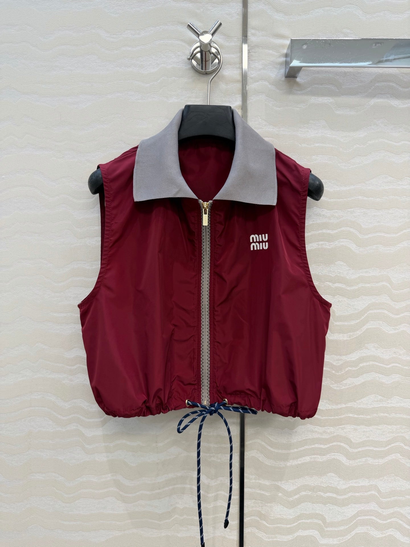 Miu 26s Vest Red Polyamide 346212