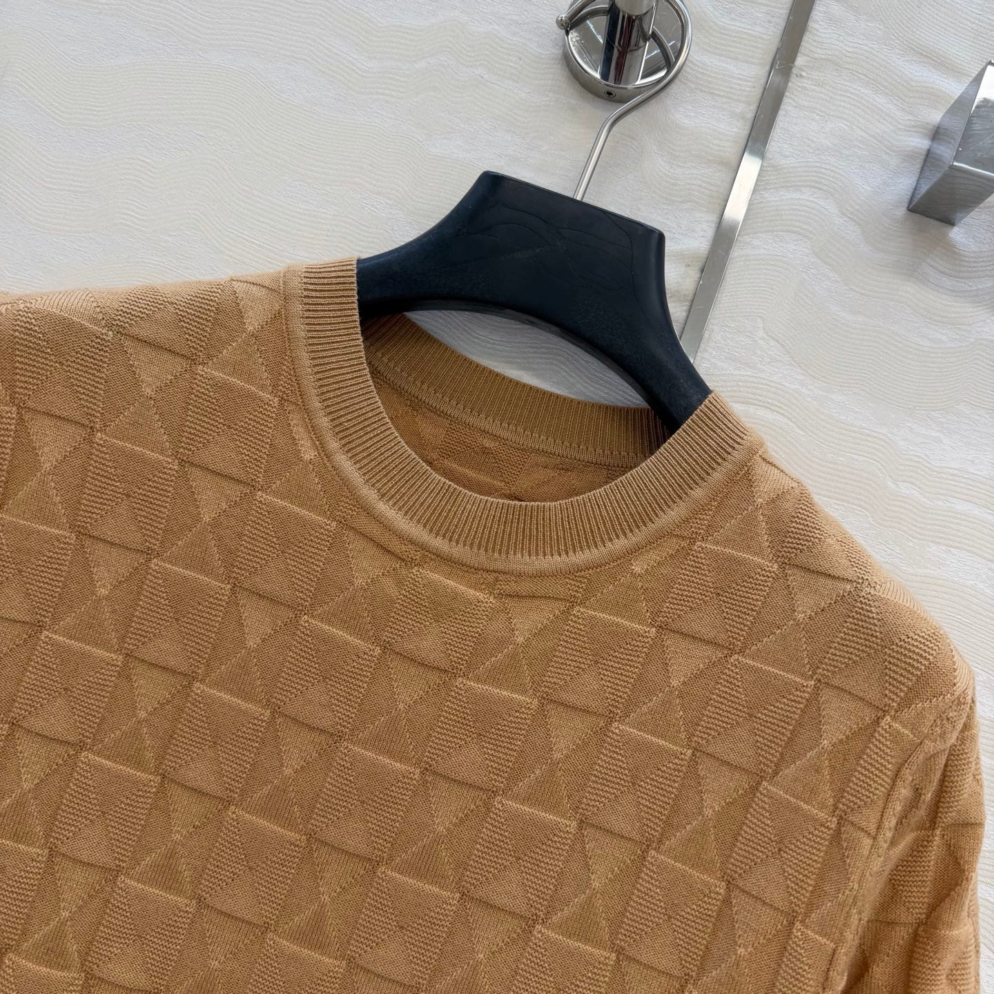 HM "Medor" Short-Sleeve Cardigan Black Wool