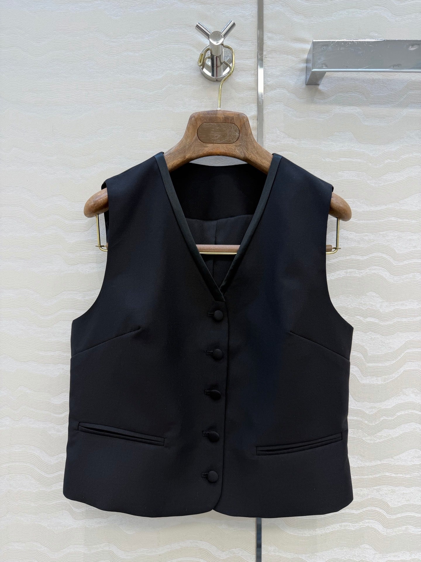 LP 2026 Set Vest & Cropped Pants Black Polyester 373547