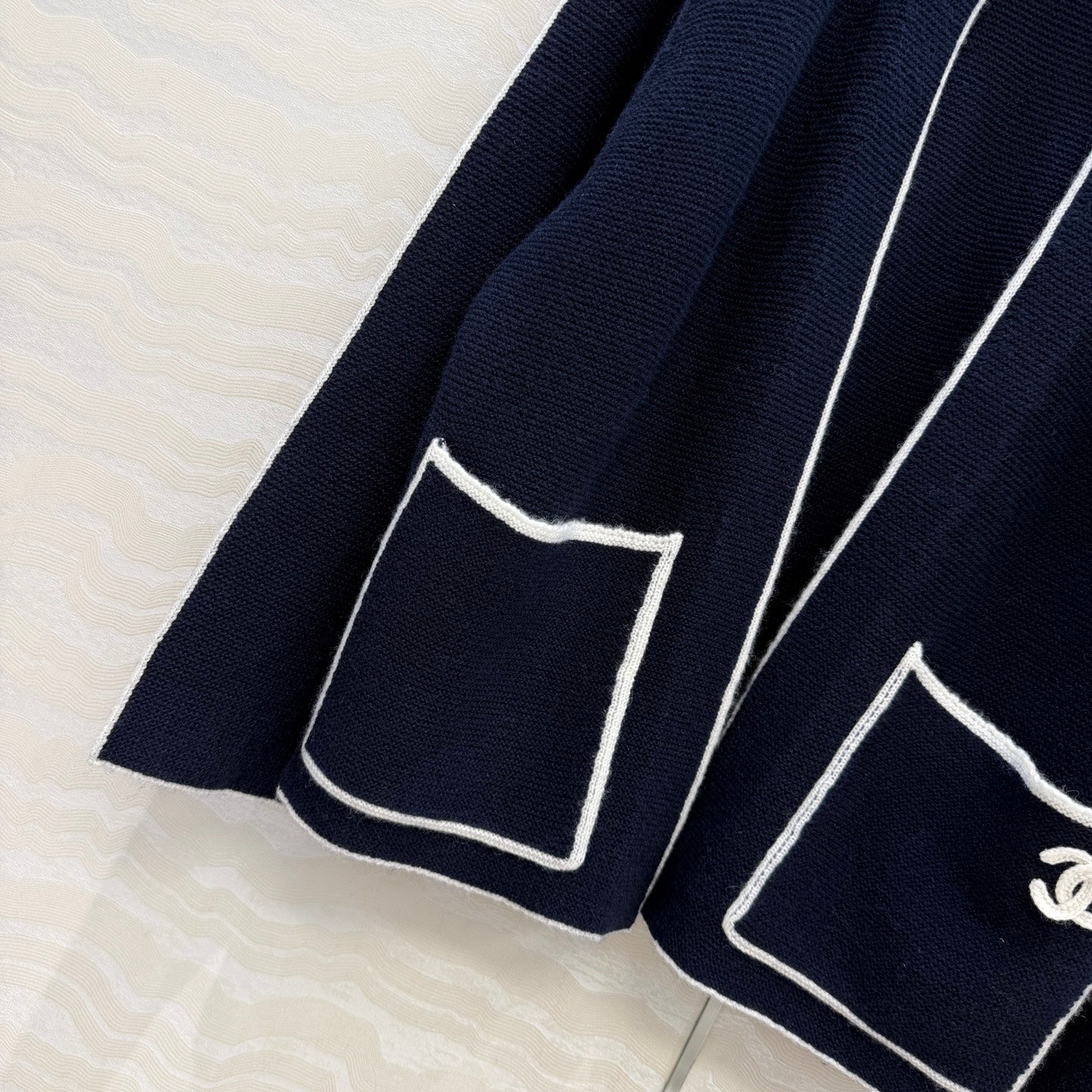 CC 2026 Sweaters Navy Blue Wool