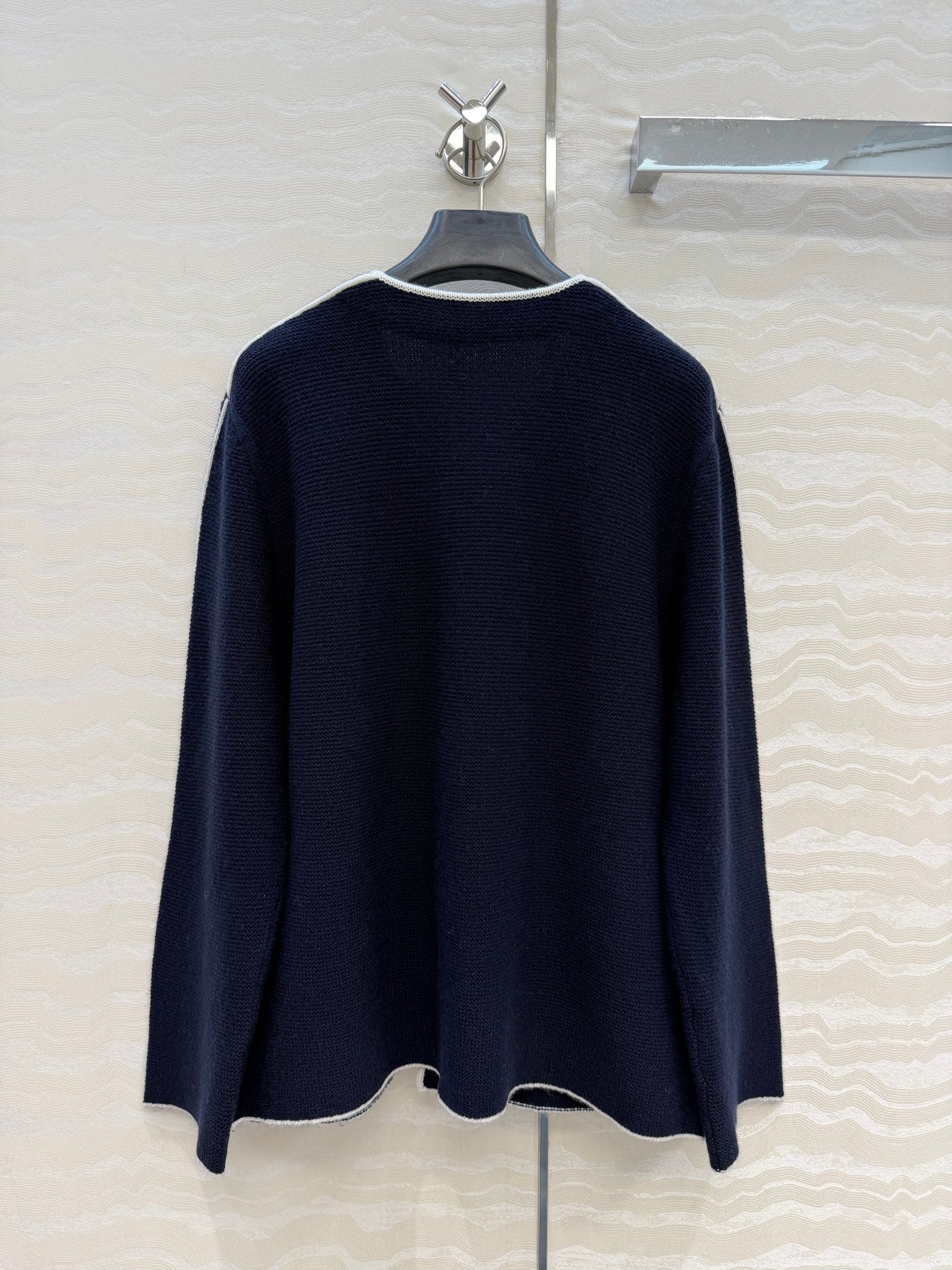 CC 2026 Sweaters Navy Blue Wool