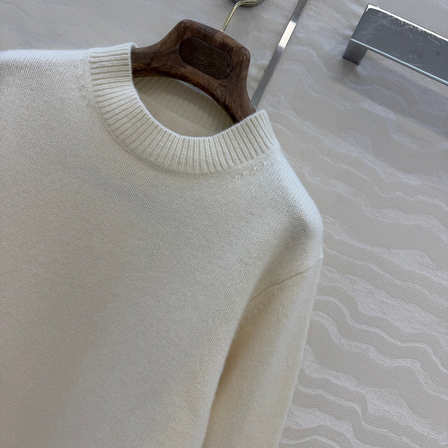 LP 26s Polo Jumper Light Cream Cotton 413069