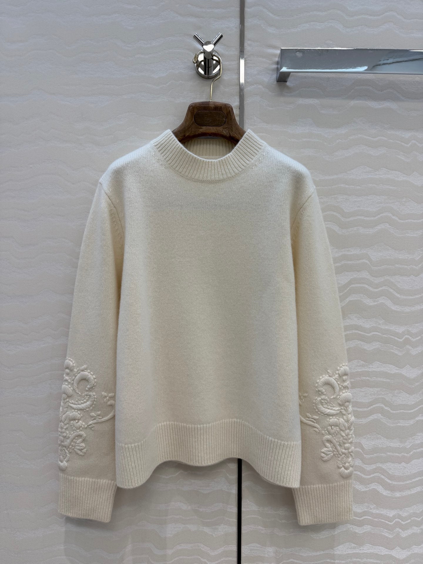 LP 26s Polo Jumper Light Cream Cotton 413069