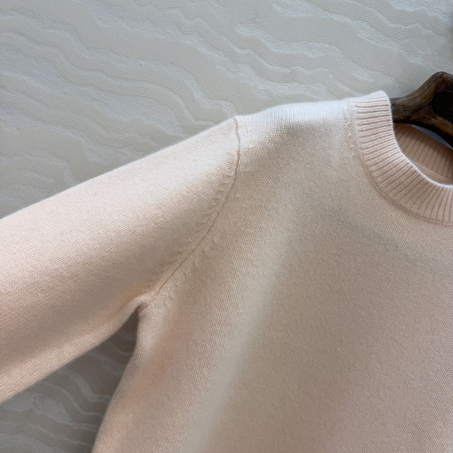 LP 26s Polo Jumper Light Pink Cotton 413071
