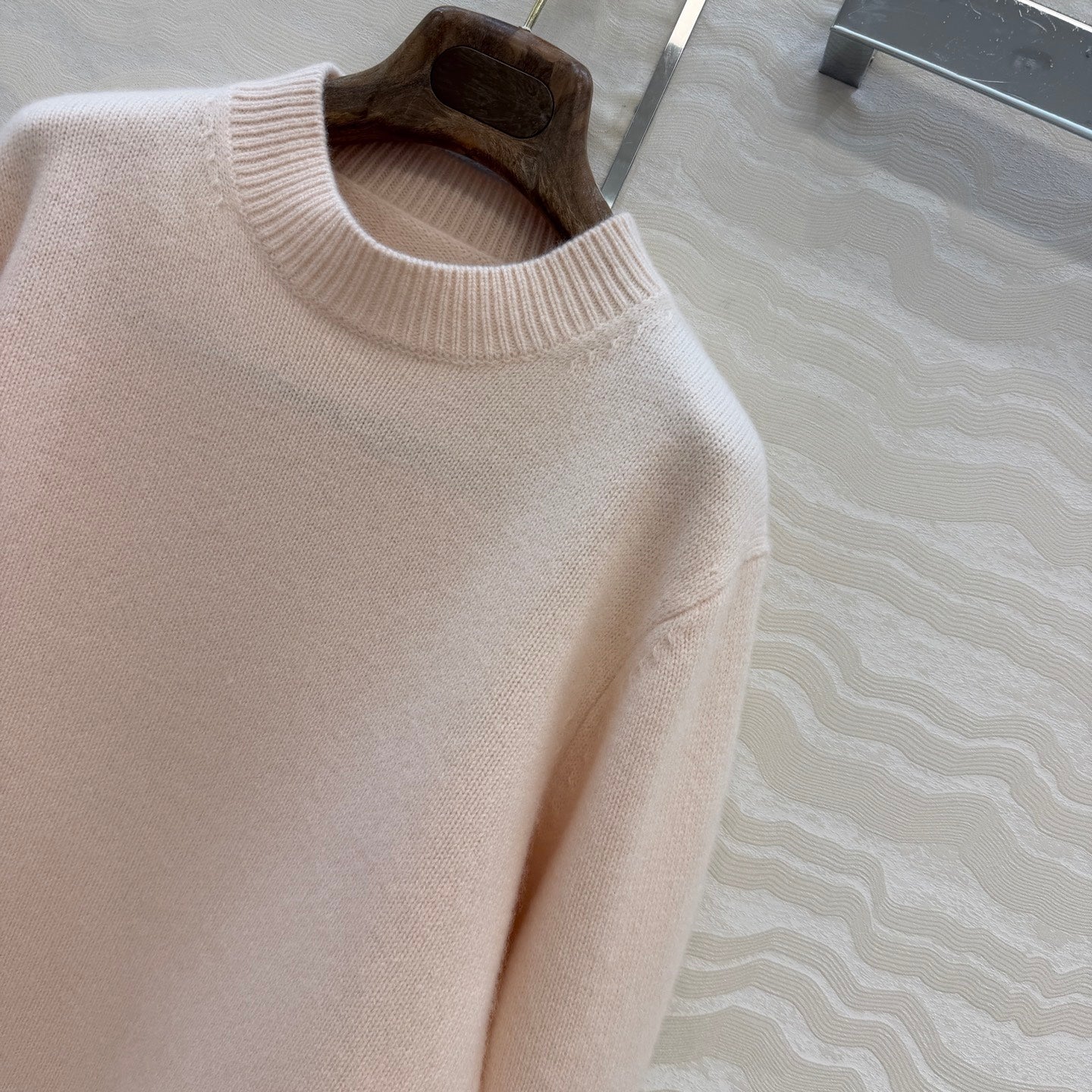 LP 26s Polo Jumper Light Pink Cotton 413071