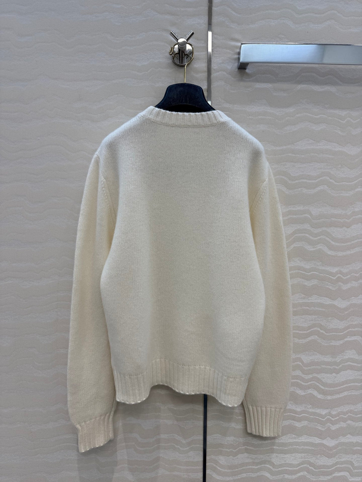Ralph Lauren 26S Polo Bear Knit Sweater Cream White 441003
