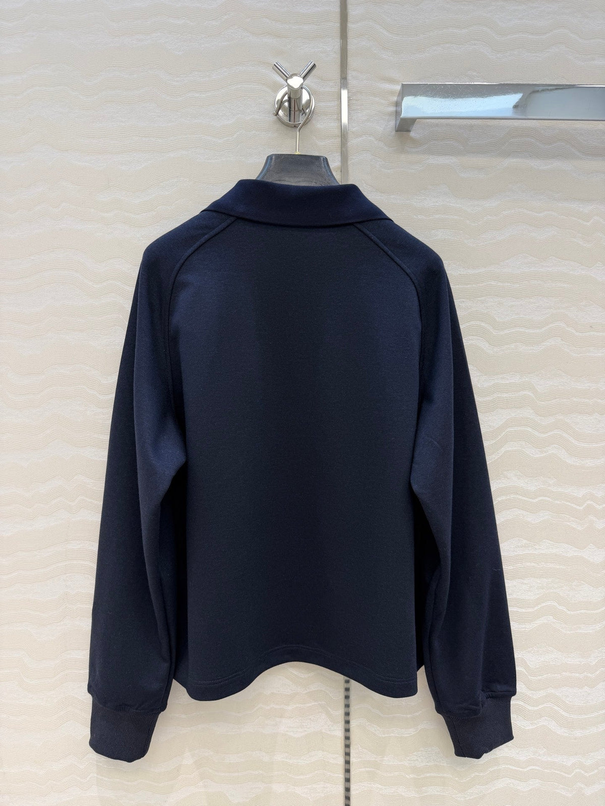 HM 26s Polo Sweatpants Set Navy Blue Wool Silk Blend 429399