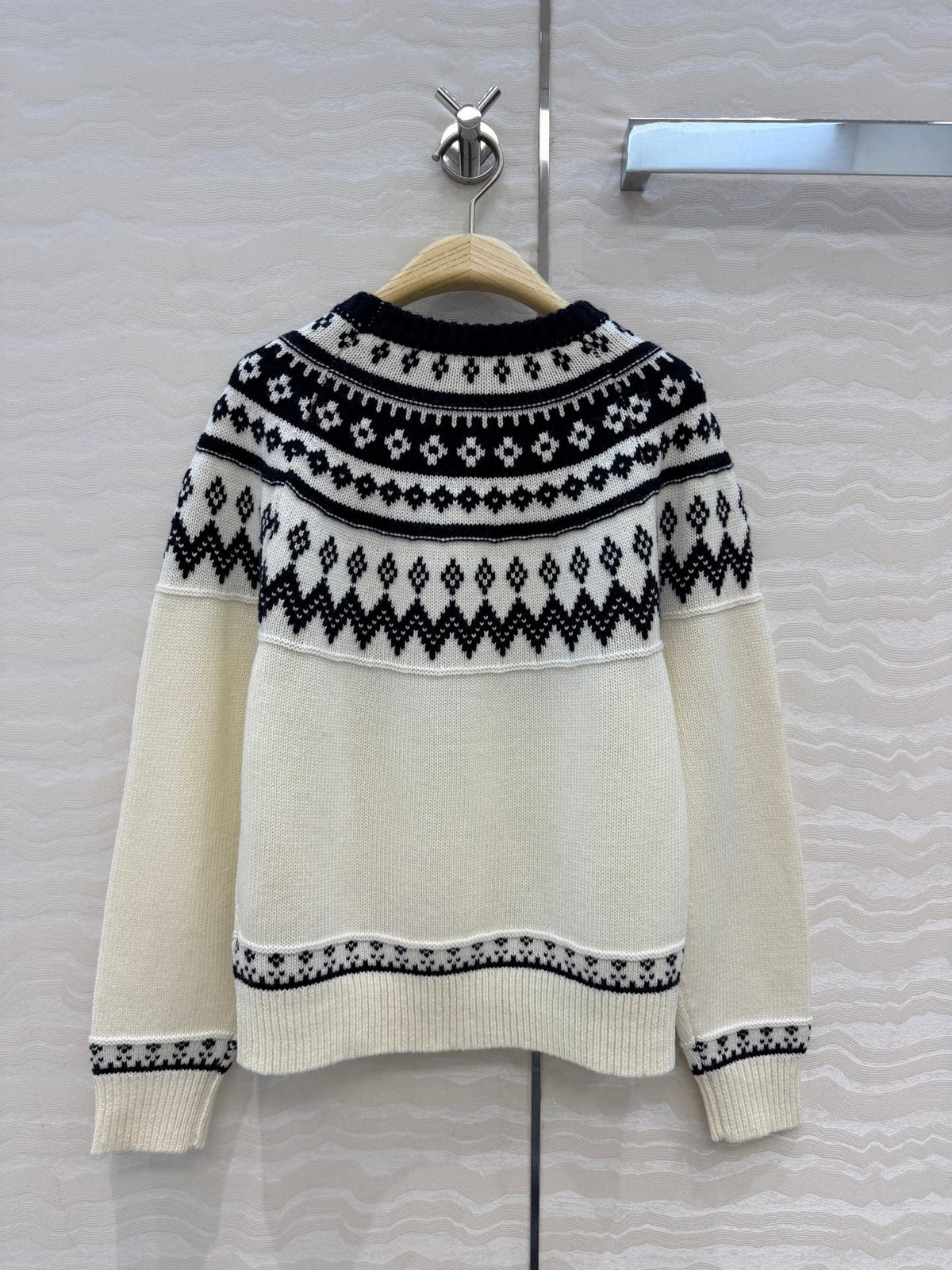 Dior 2026 Sweater Cream Wool Cashmere Knit 435697