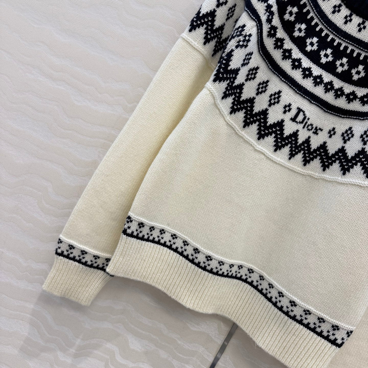 Dior 2026 Sweater Cream Wool Cashmere Knit 435697