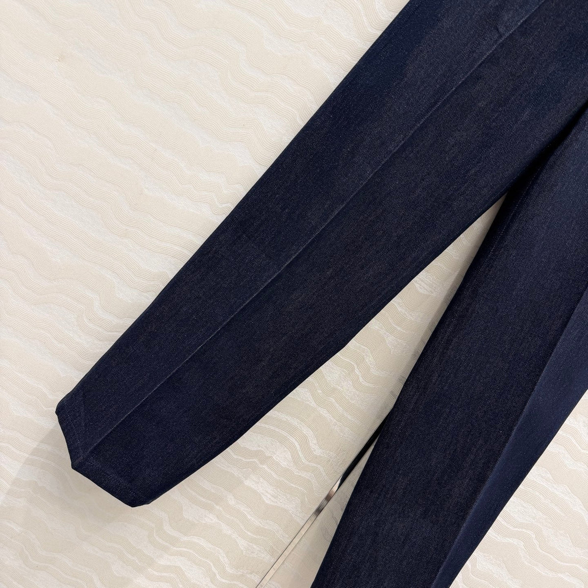 Chanel 2026 Pants Dark Blue Denim Cotton 435686