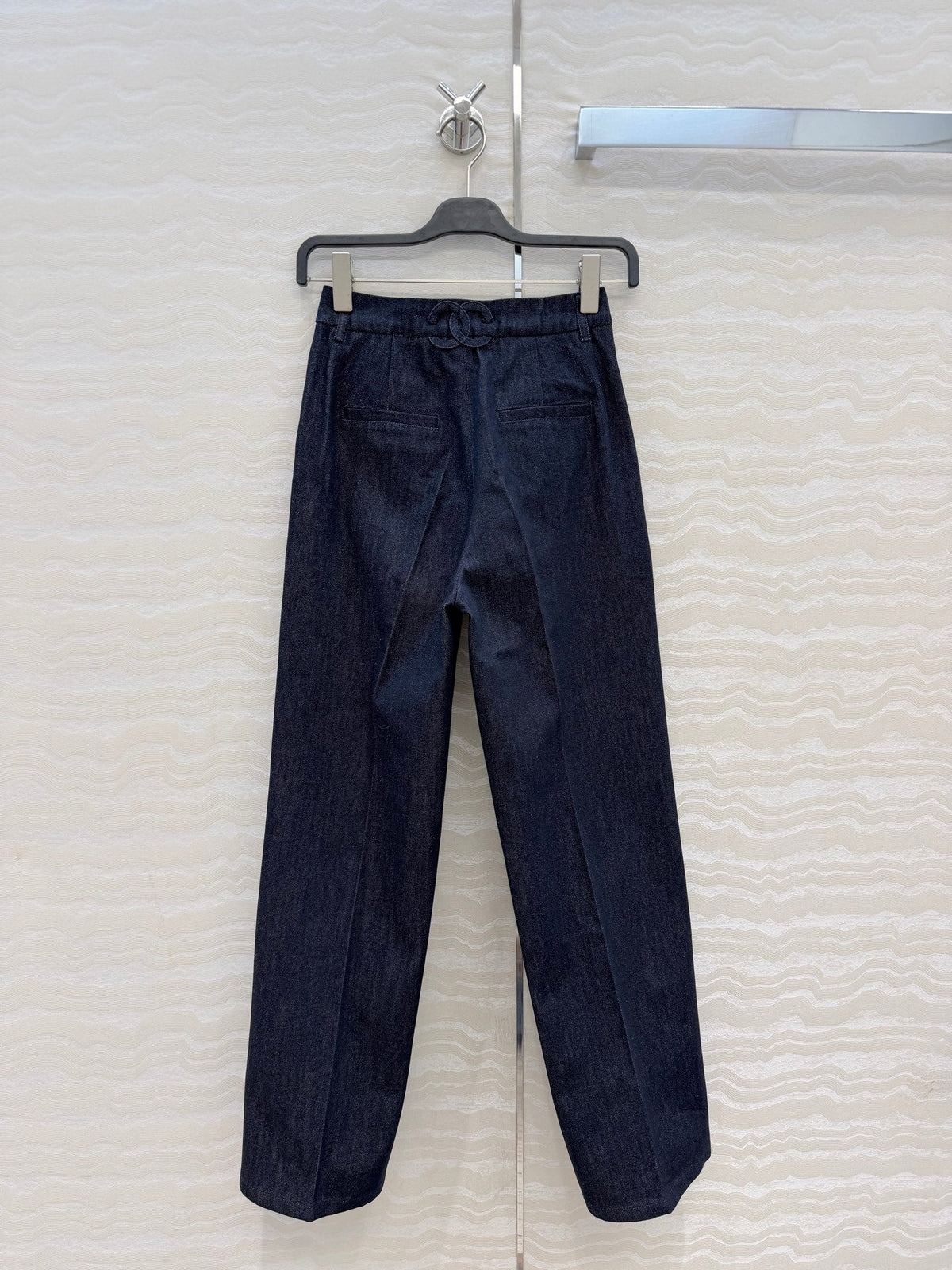Chanel 2026 Pants Dark Blue Denim Cotton 435686