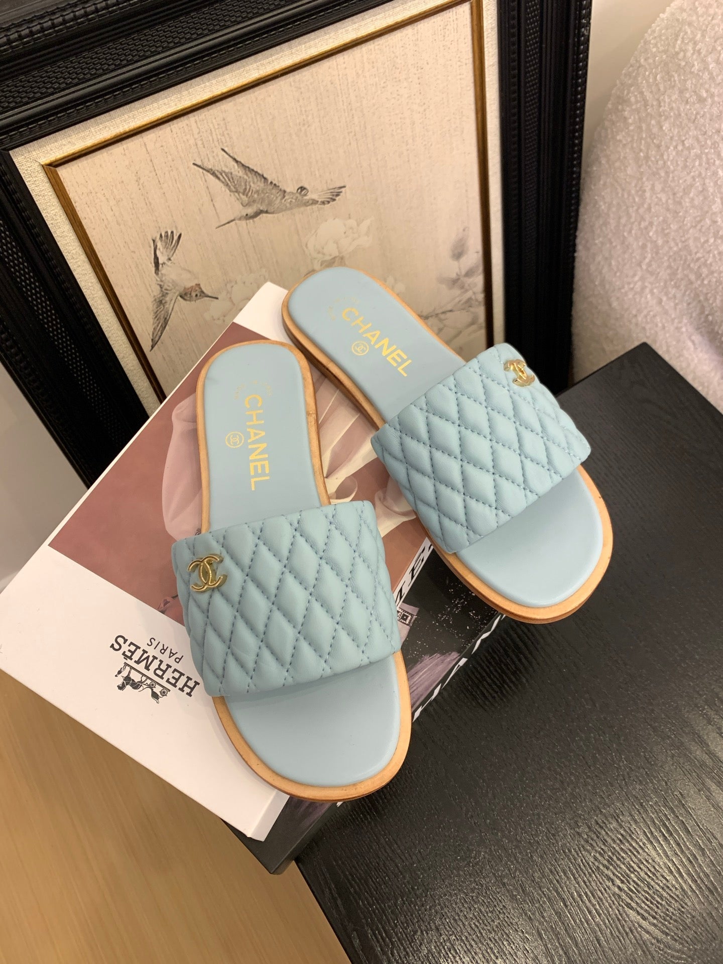 CC 25 Mule Sky Blue Sheepskin 277681