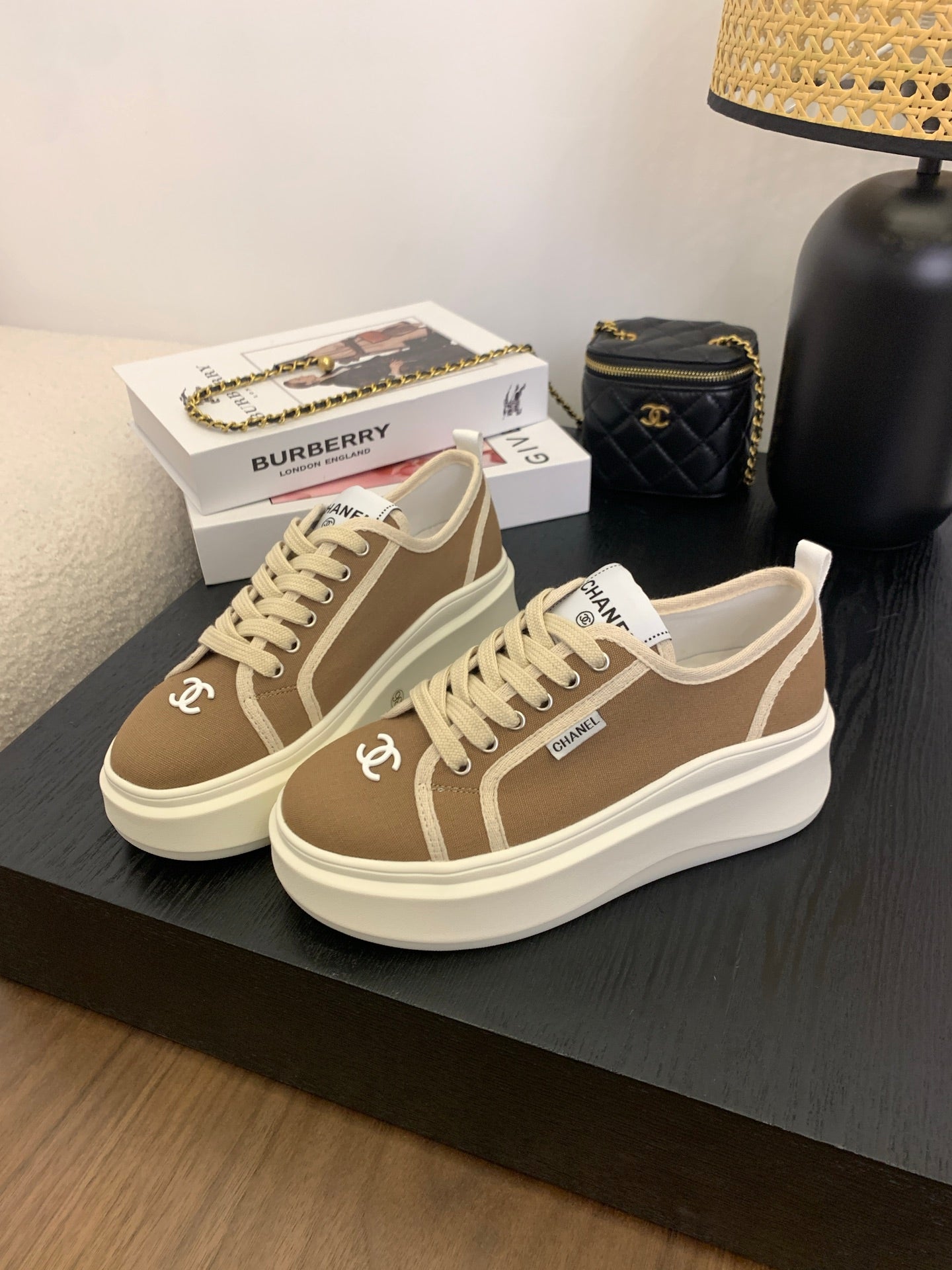 CC25 Sneaker Brown Beige Canvas 288785