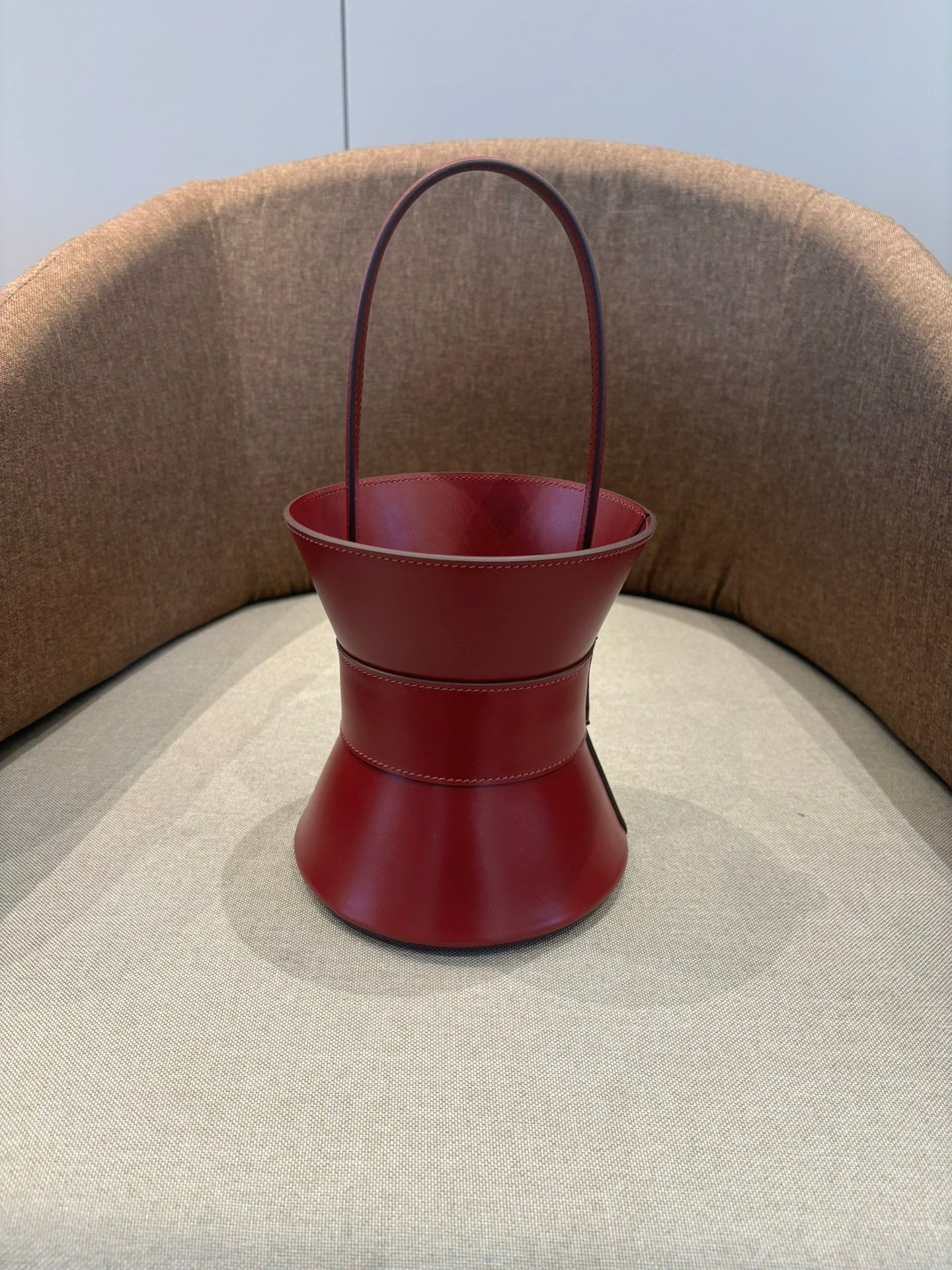 HM Mini Medor Bag Burgundy Epsom Calfskin 269903