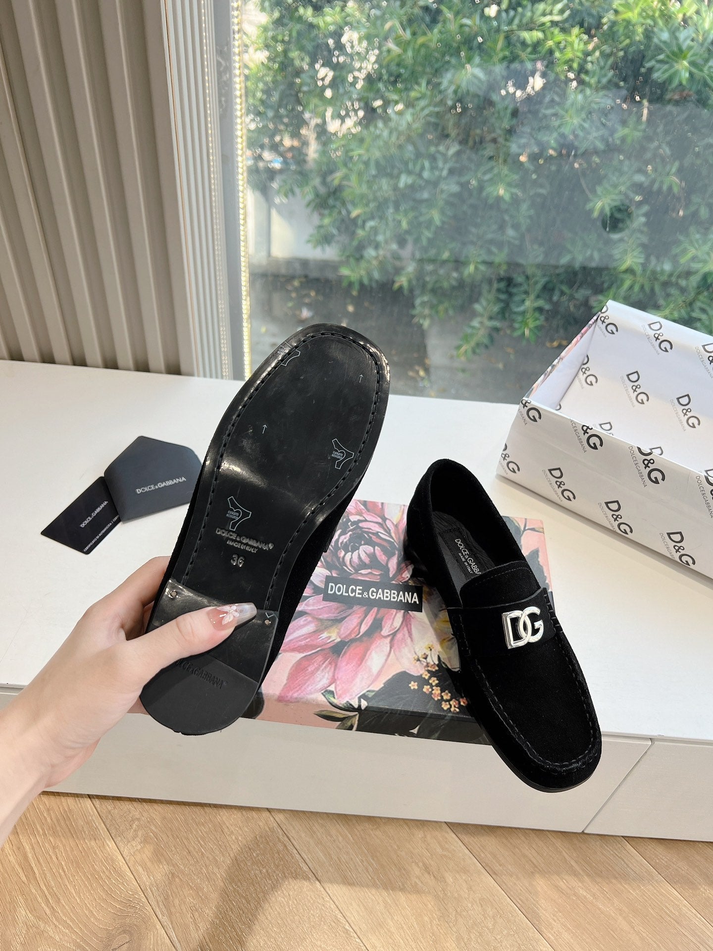 DC 25 Mary Jane Loafers Multicolor Suede 116946