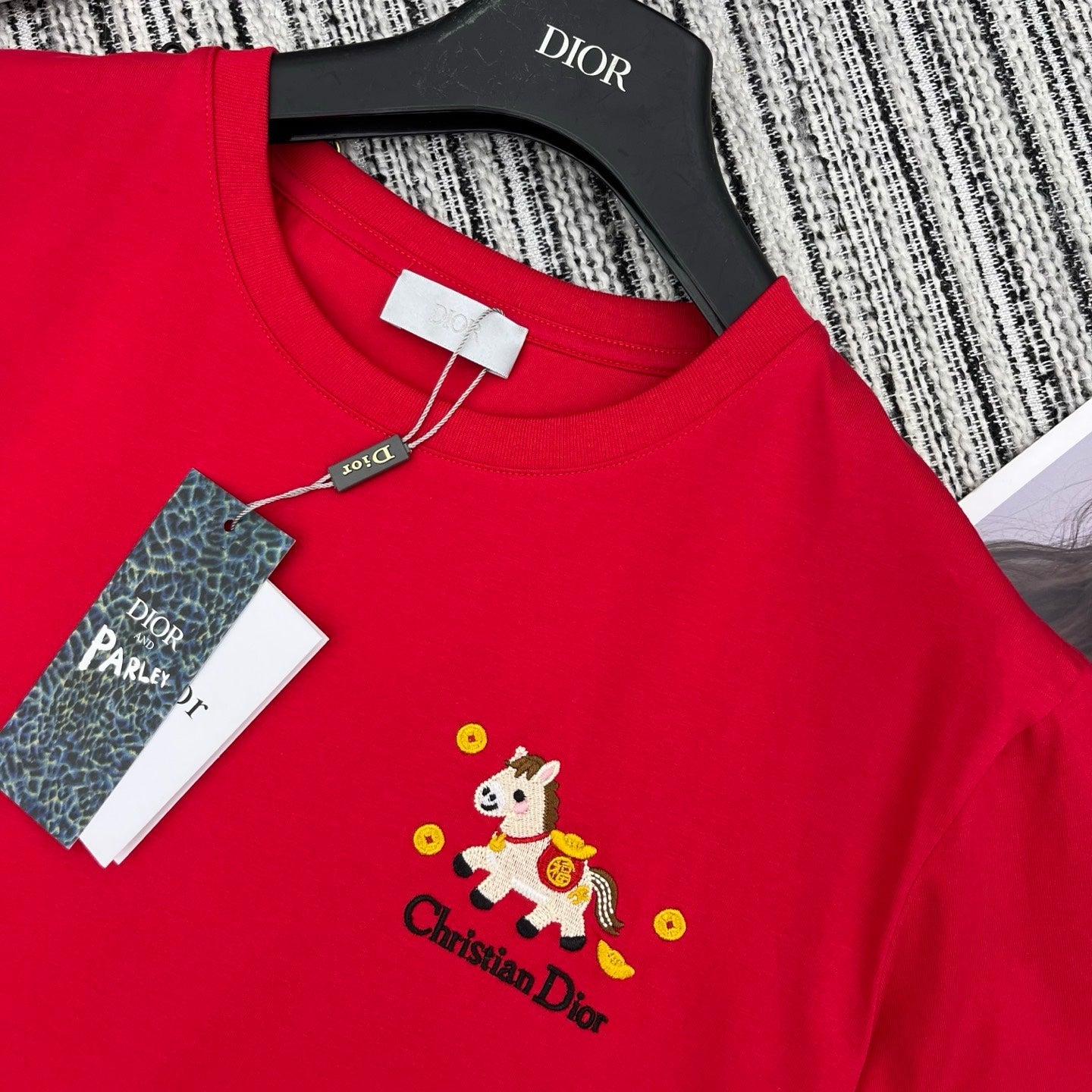 Dior 26s Short-Sleeve Crew-Neck T-Shirt 1092