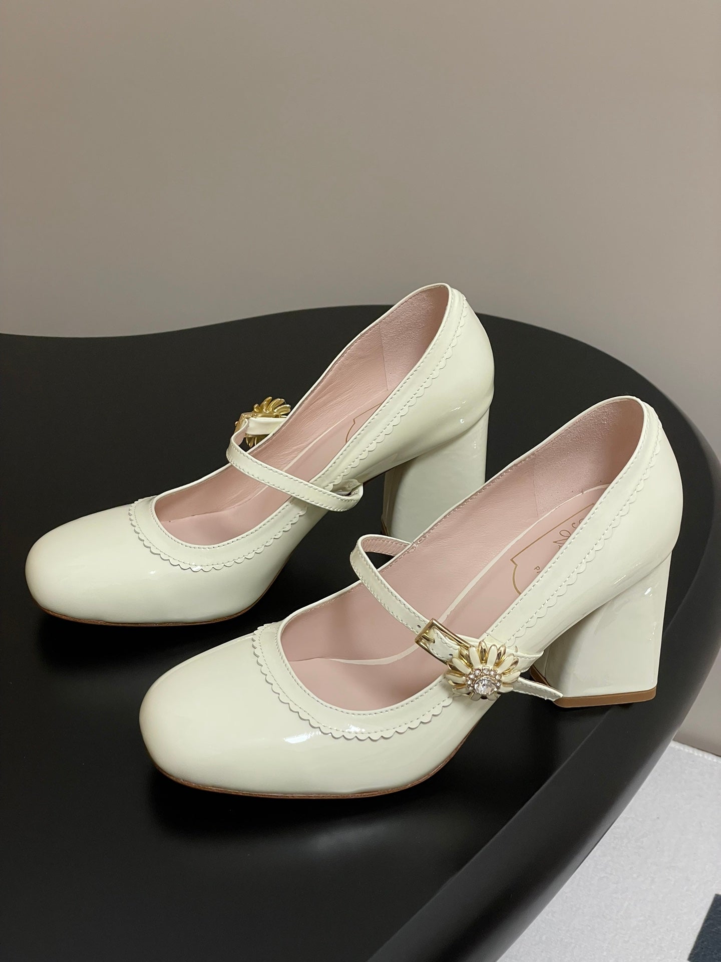 Viv 25 Mary Jane 60 Light Lime Patent Calf Leather 247886