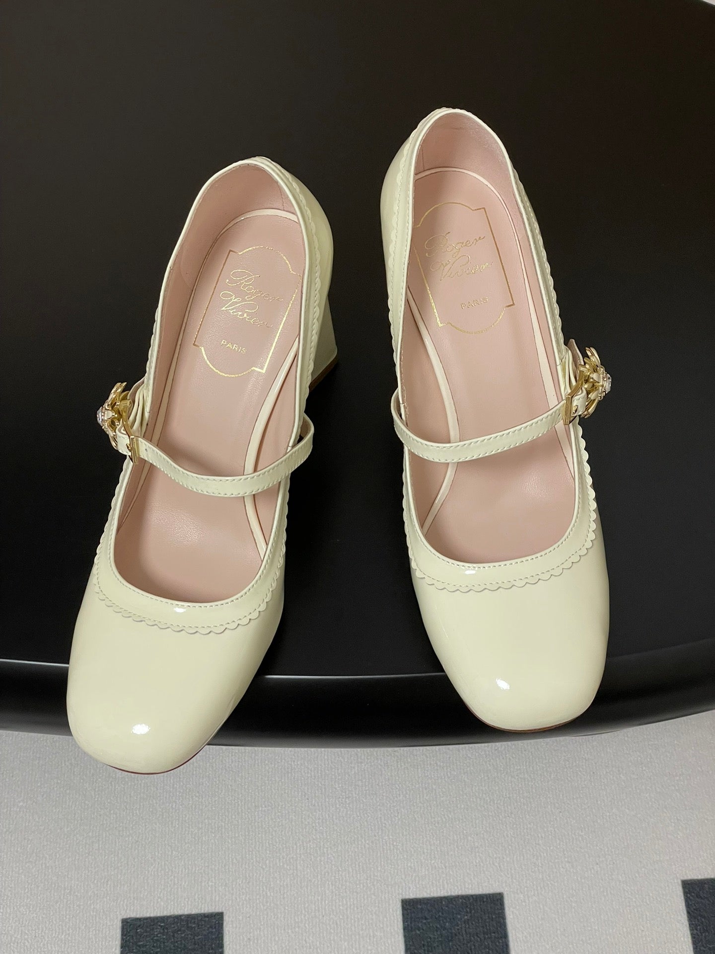 Viv 25 Mary Jane 60 Light Lime Patent Calf Leather 247886