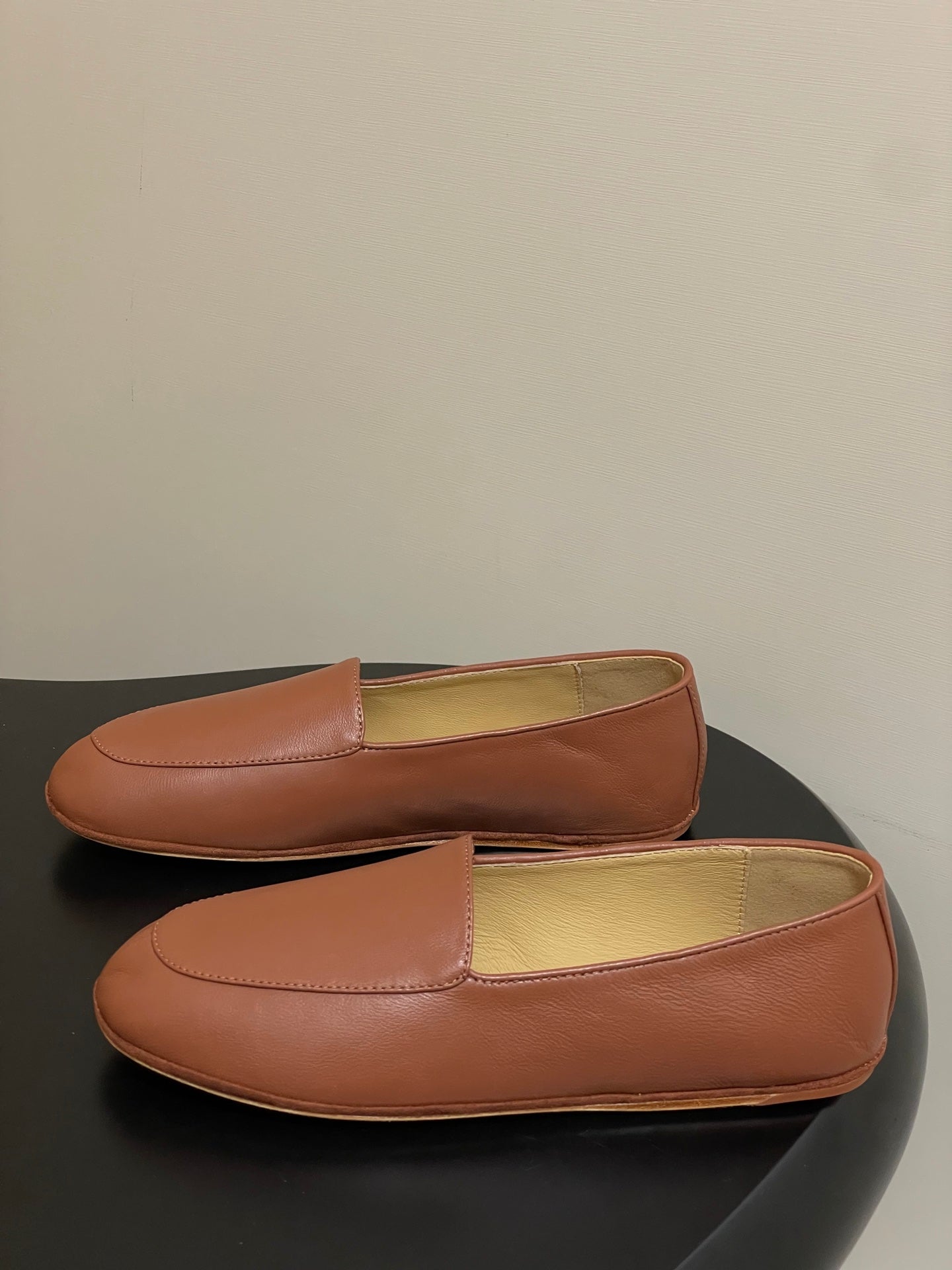 LP Anton Walk Loafers Brown Sheepskin 474797