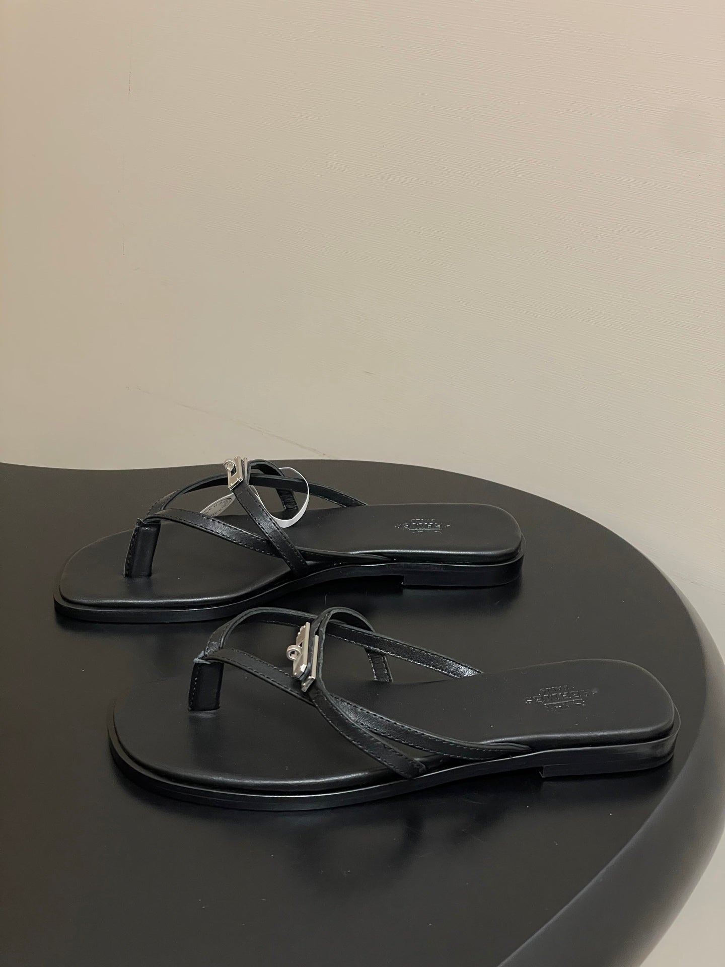 HM Miss Sandal Black Calfskin 593795