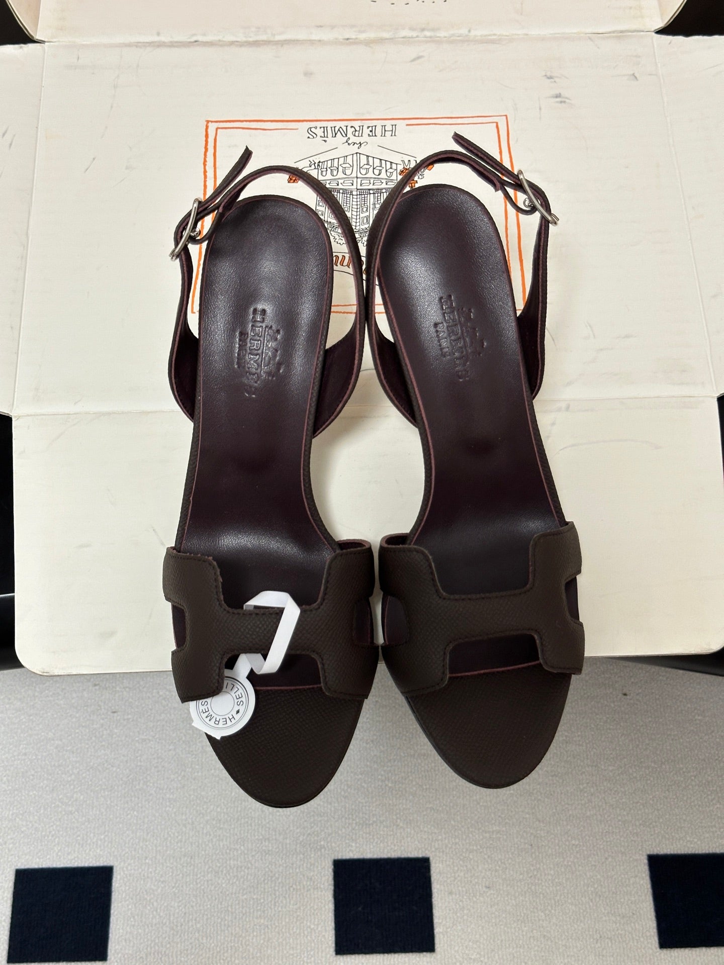 HM Holy Sandal Black Cowhide 835010
