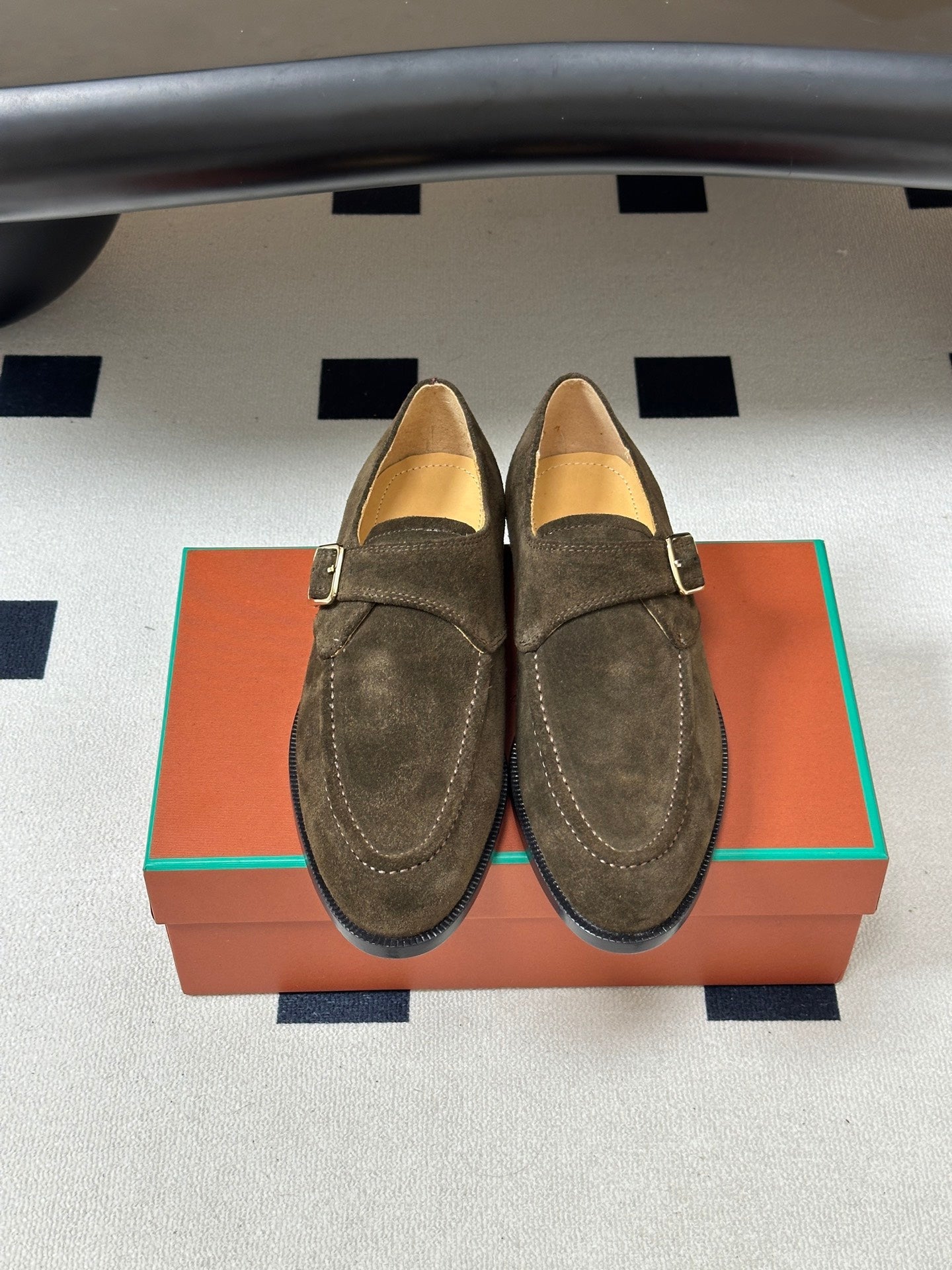 LP Sergio Loafer Olive Suede 903164